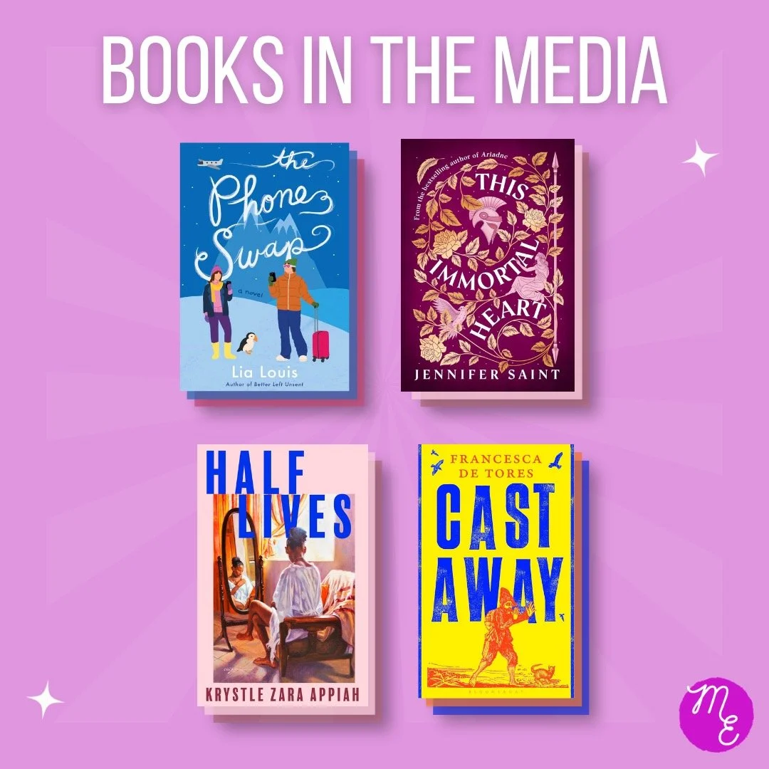 Our wonderful authors have received lots of great press recently! 

THE PHONE SWAP by Lia Louis has received a fantastic review from Publishers Weekly.

Jennifer Saint appeared on BBC Radio Leeds where she discussed THIS IMMORTAL HEART.

HALF LIVES b
