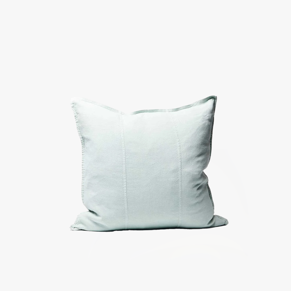 Luca Linen Cushion Sea Mist - Small Square