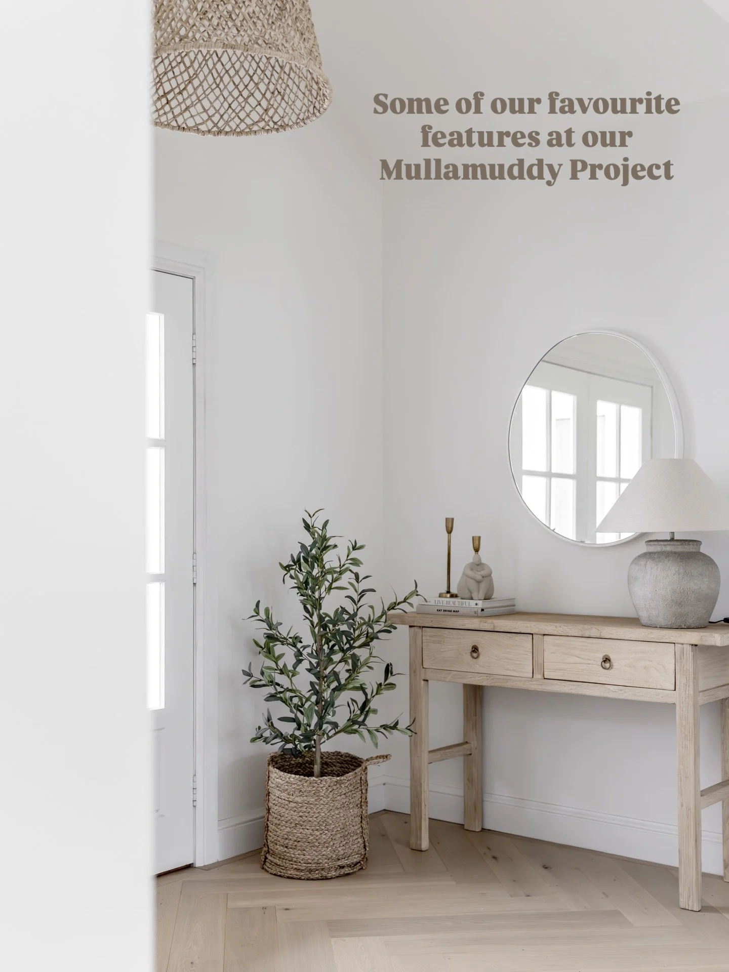 Some of our favourite features from Mullamuddy ✨

From considered material choices to the small moments that quietly elevate the entire home - these are the features that make this project one of our favourites.

It&rsquo;s always the balance of func