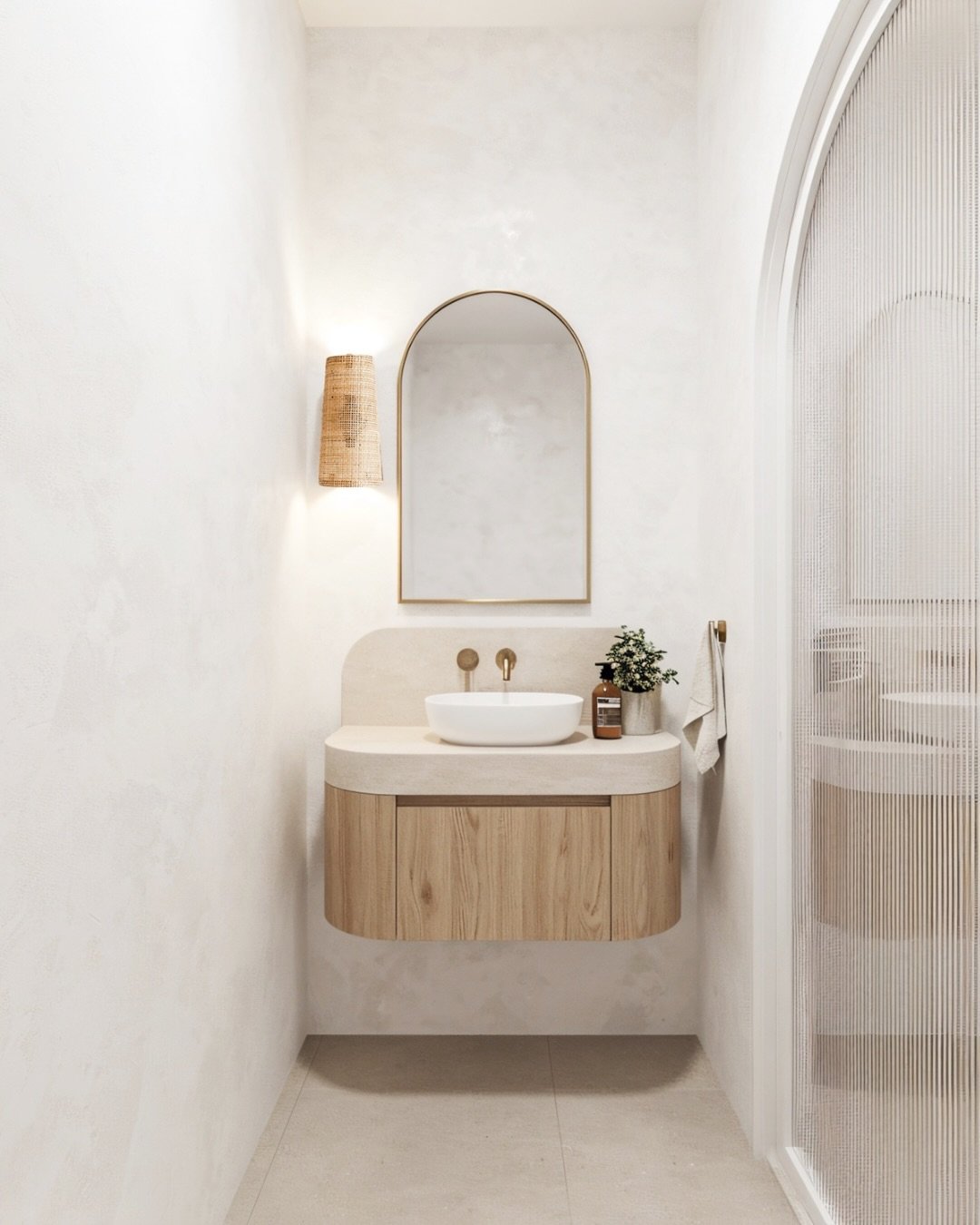 Sharing a few more corners of our Yowie Bay project 🤍

We have leaned into soft neutrals, microcement, Taj Mahal and warm timbers to create a space that feels calm, lived-in and timeless. 

Our renders are a key part of the design process, allowing 