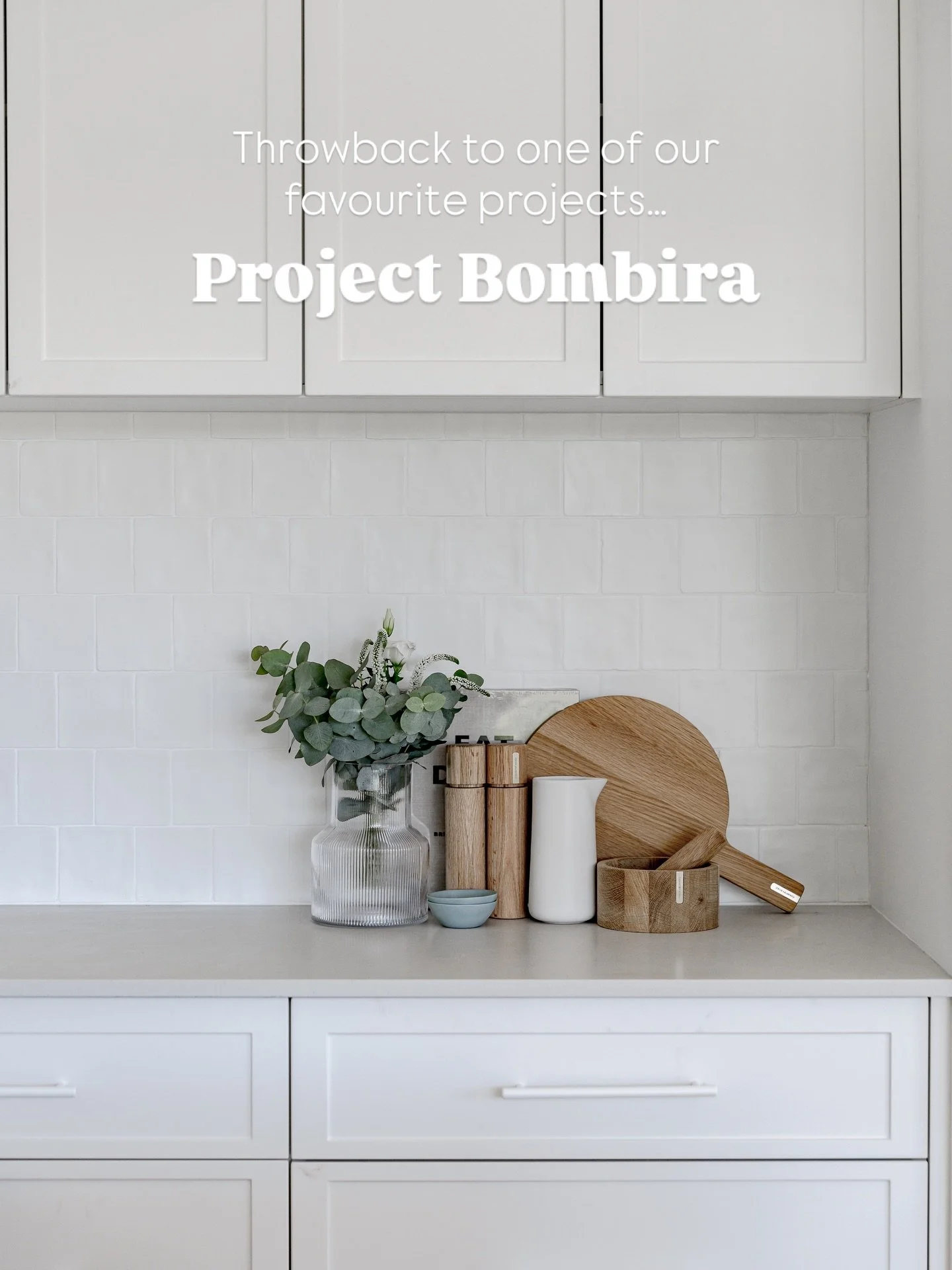 Throwing it back to one of our favourite projects 🤍

The Bombira Project was all about creating a home that felt calm, cohesive and timeless - with every detail thoughtfully considered.

From the materials to the layout and finishing touches, this i