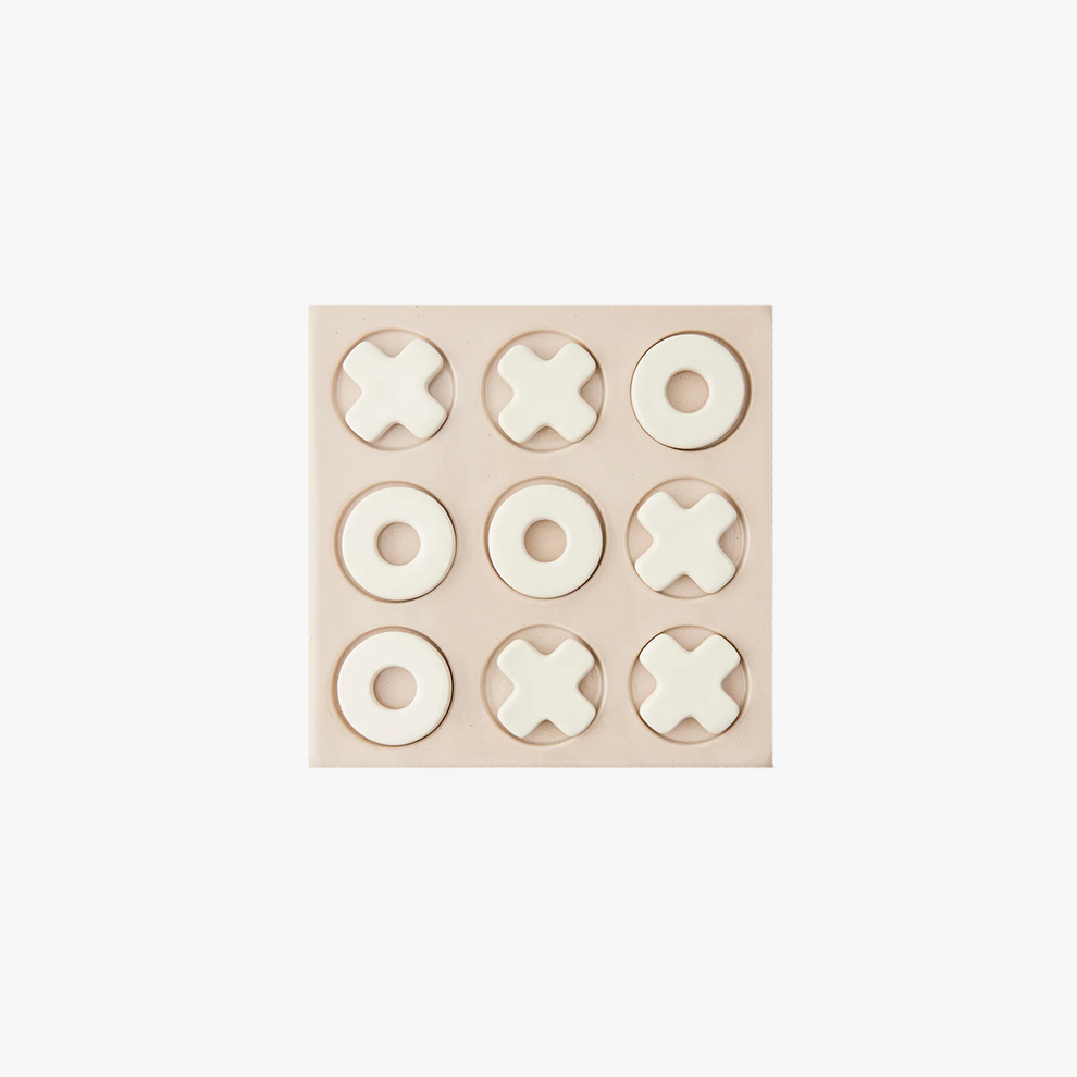 Ceramic Sand Tic Tac Toe