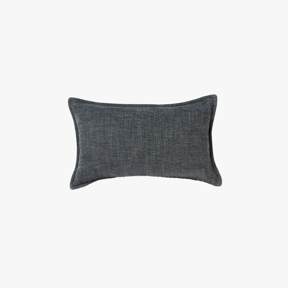 Blake Dark Blue Cushion - Rectangle