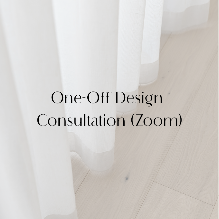One-Off Design Consultation (Zoom)
