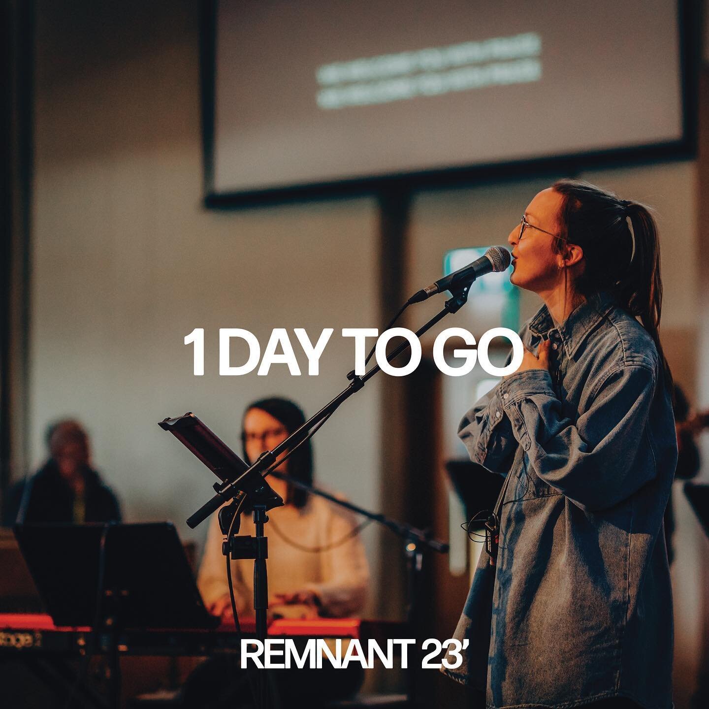 JUST ONE DAY TO GO!🔔

Just 24 hours until our first ever Remnant event!

Come along and get involved as we gather a Remnant of Young Adults.

⏰Saturday 25th March at 8pm(doors open at 7.30)

📍 @churchcarnmoney