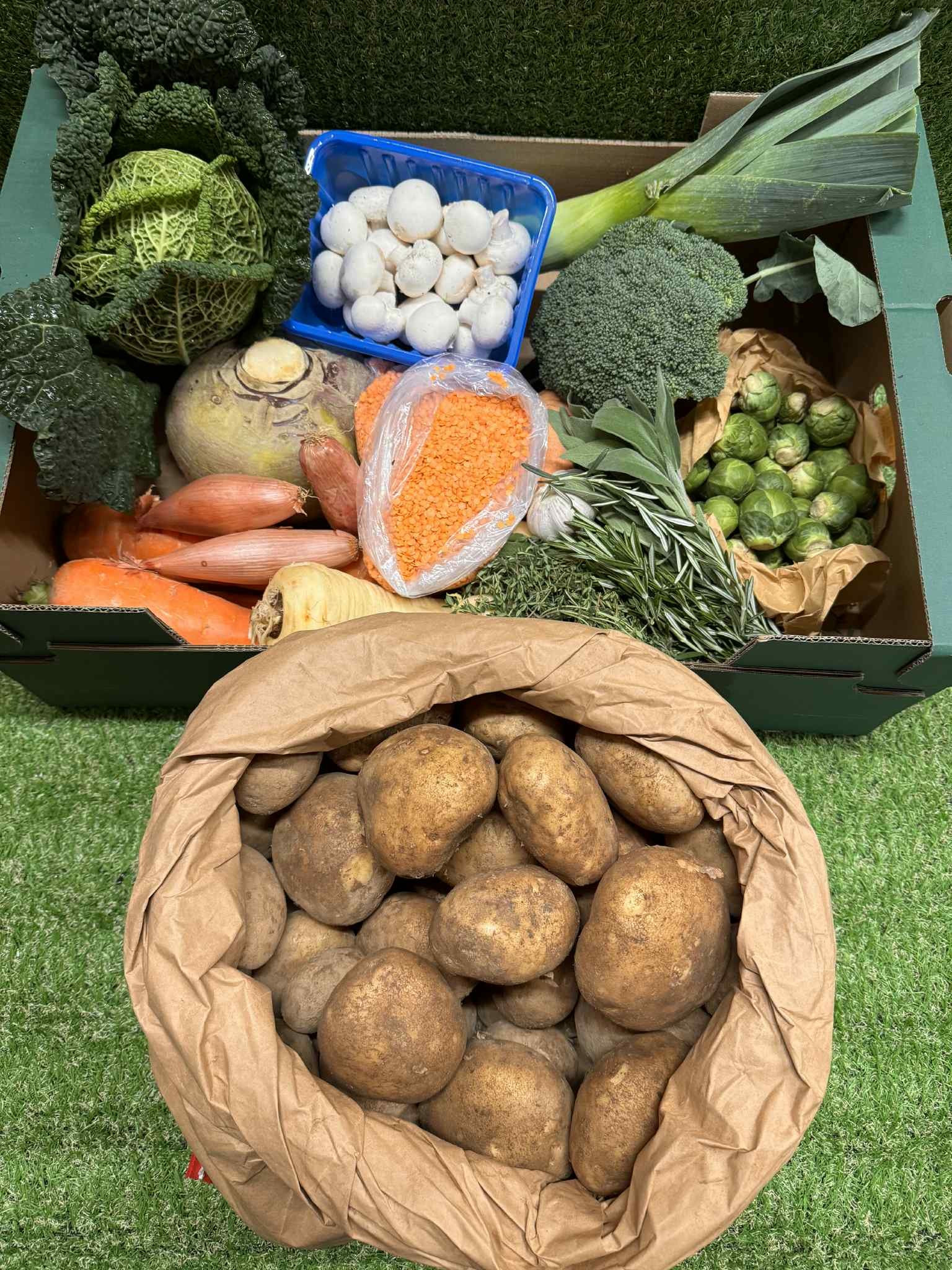 Christmas Vegetable Box