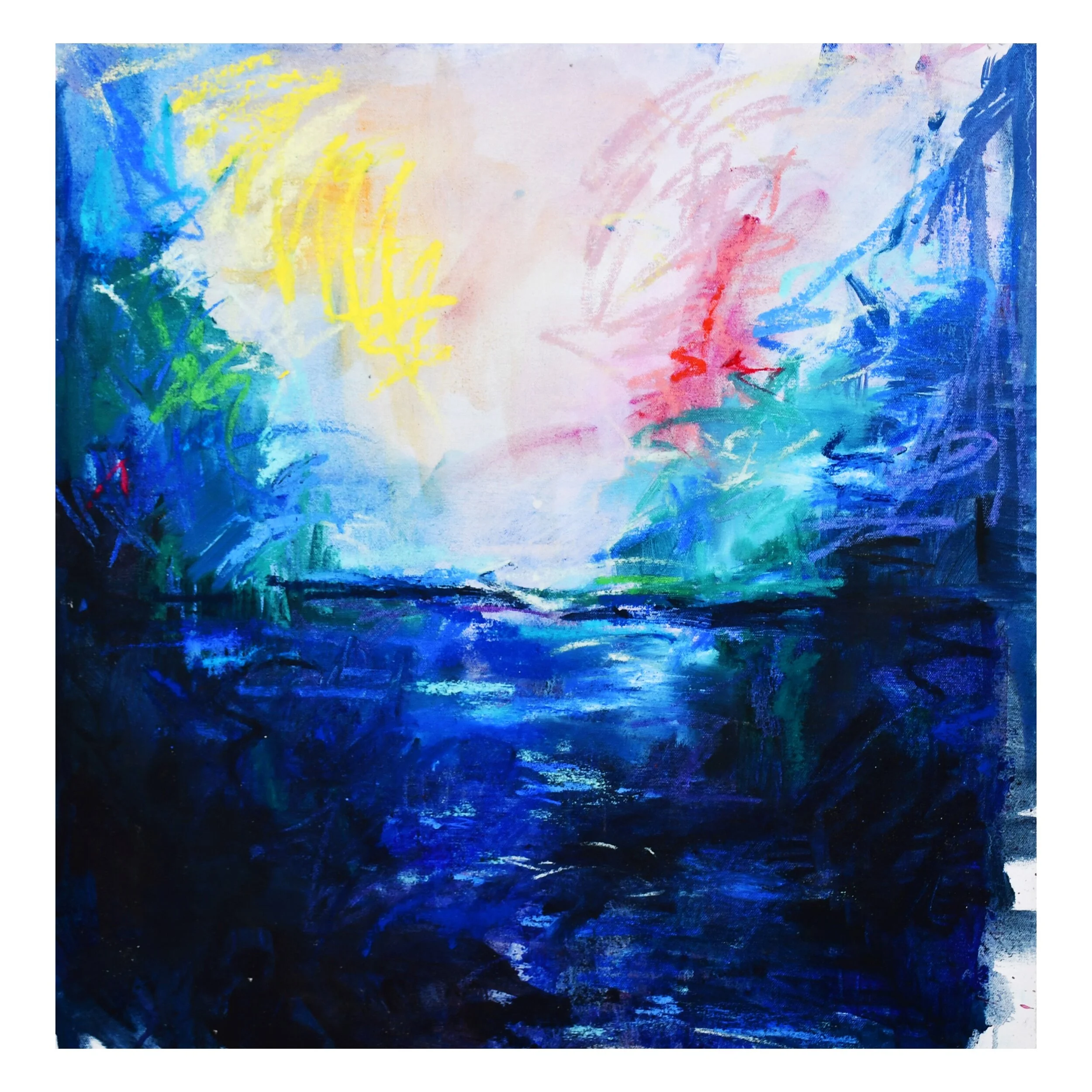 Yellow // 60cm (W) x 60cm (H) // Professionally Framed // £485