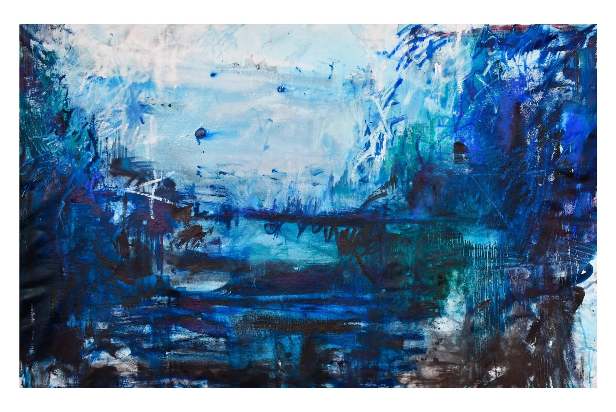 Overwhelming Blue // 160cm (W) x 110cm (H) // £1,400
