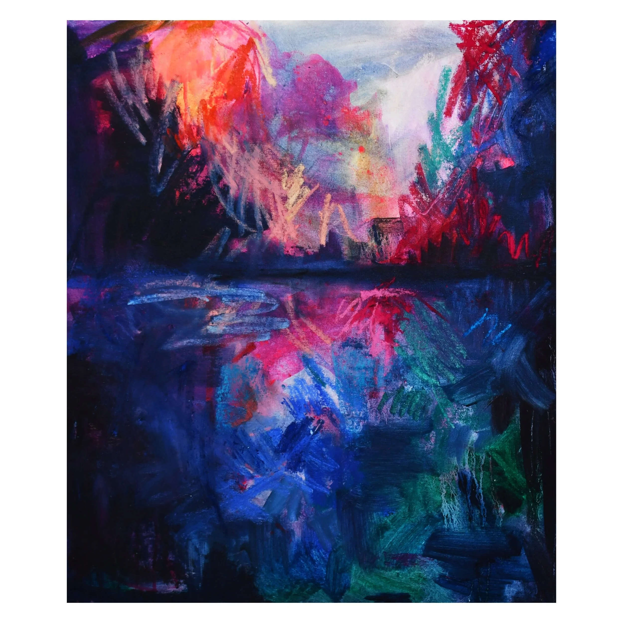 Dusk // 50cm (W) x 60cm (H) // Professionally Framed // £440