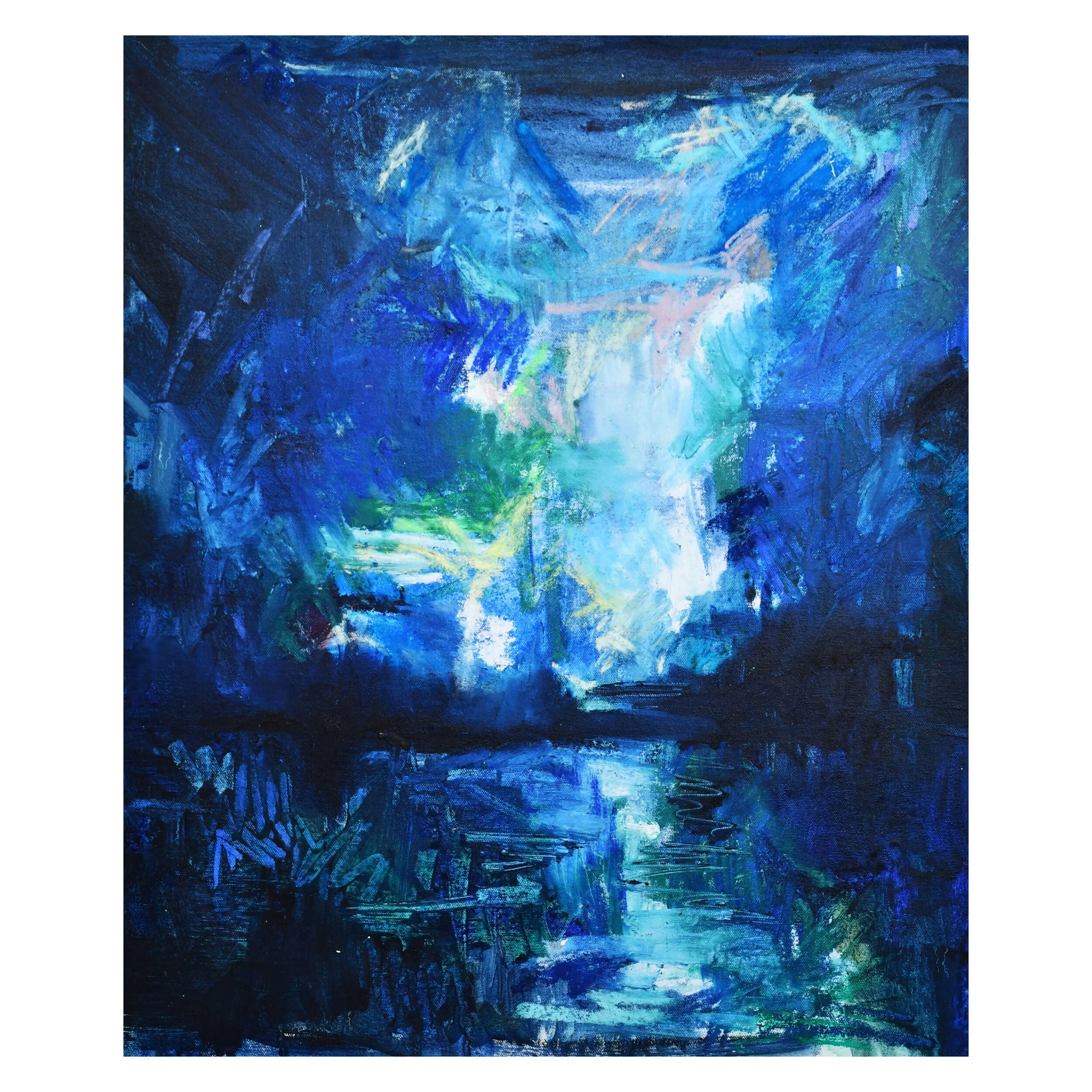 Blue Light // 50cm (W) x 60cm (H) // Sold