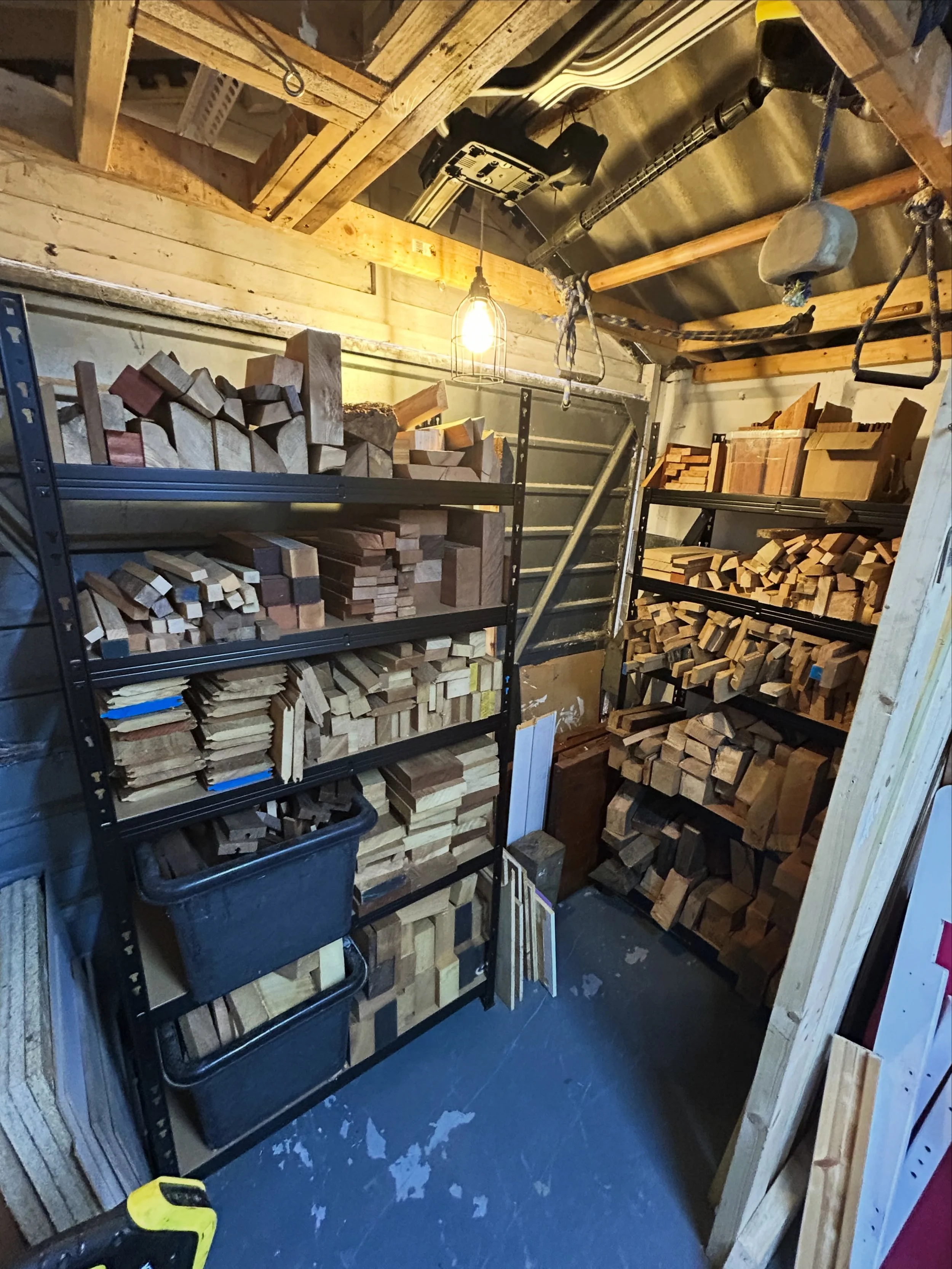 Been busy since I have returned from the summer travels. Finally fully cleaned and reset the workshop, cleared my garage and sorted/prepped all my wood.  I can now actually access the climbing wall so hopefully will find some time you use it. Started