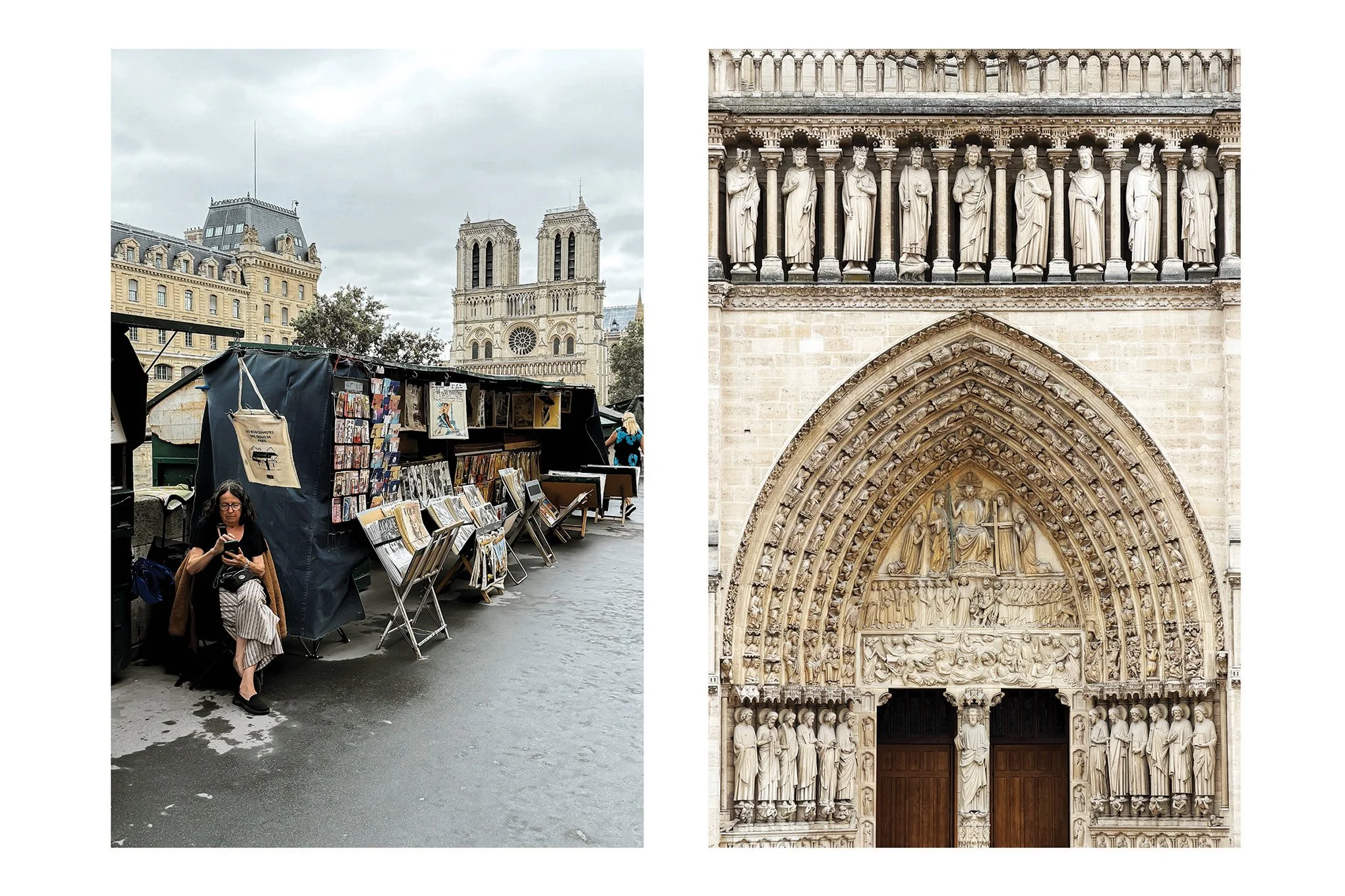 Les bouquinistes de Notre Dame de Paris