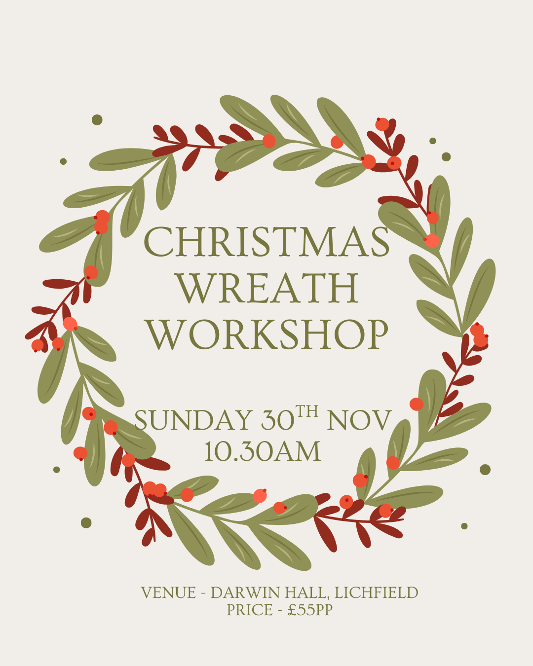 Christmas Wreath Workshop