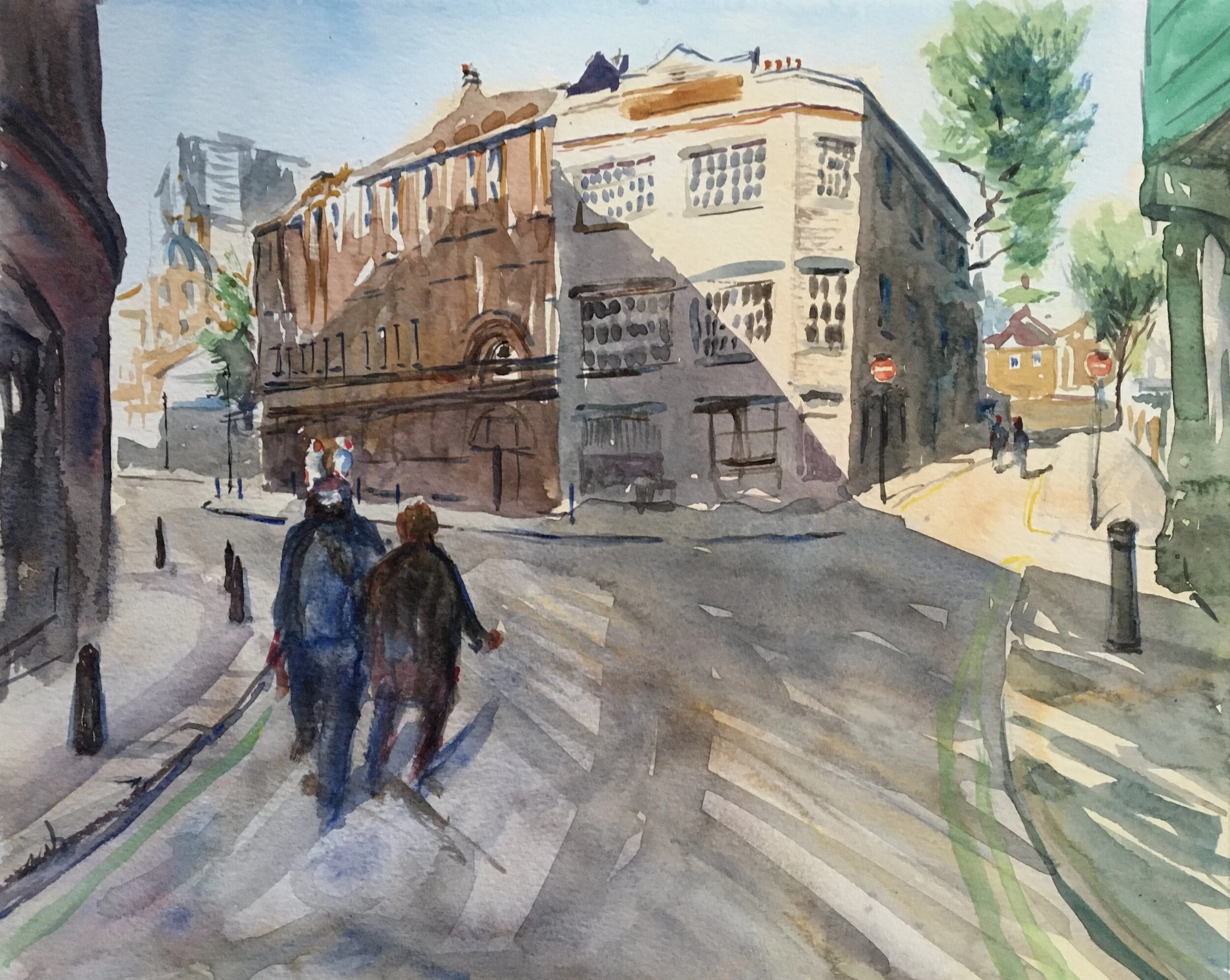 Clerkenwell scene, May 2020