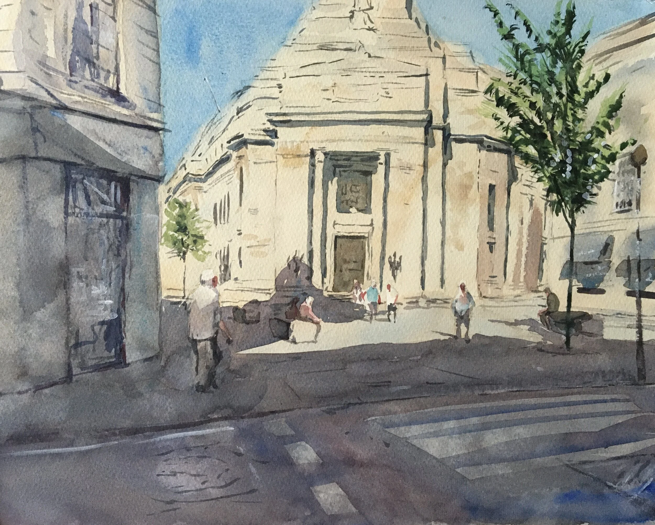 Grand Lodge, Covent Garden, May 2020FOR SALE. £100. 15”x11”.