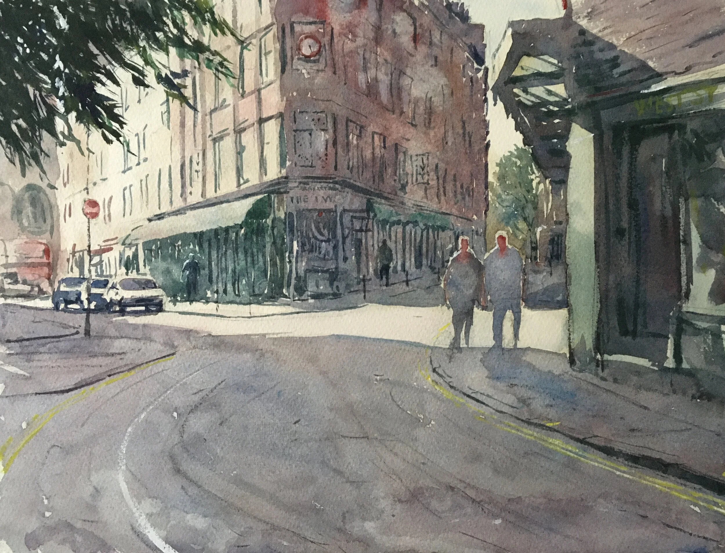 West Street &amp; The Ivy, June 2020FOR SALE. £100. 15”x11”.