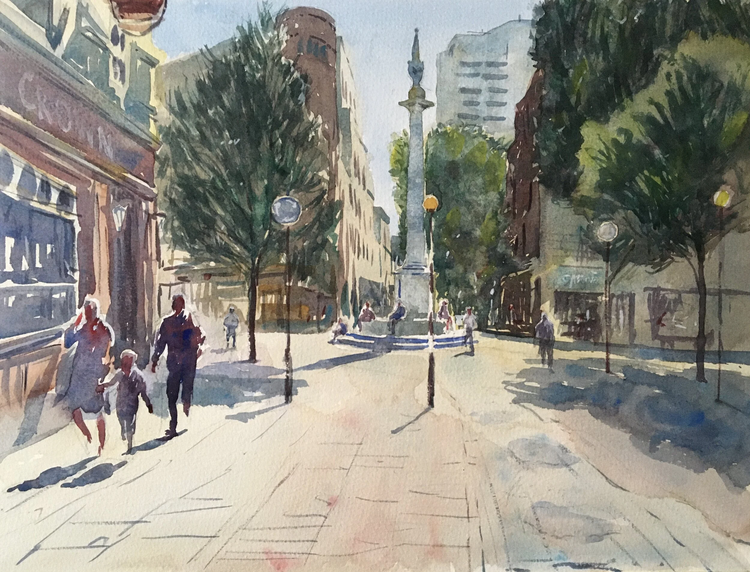Seven Dials, Covent Garden, July 2020FOR SALE. £100. 16”x12”.