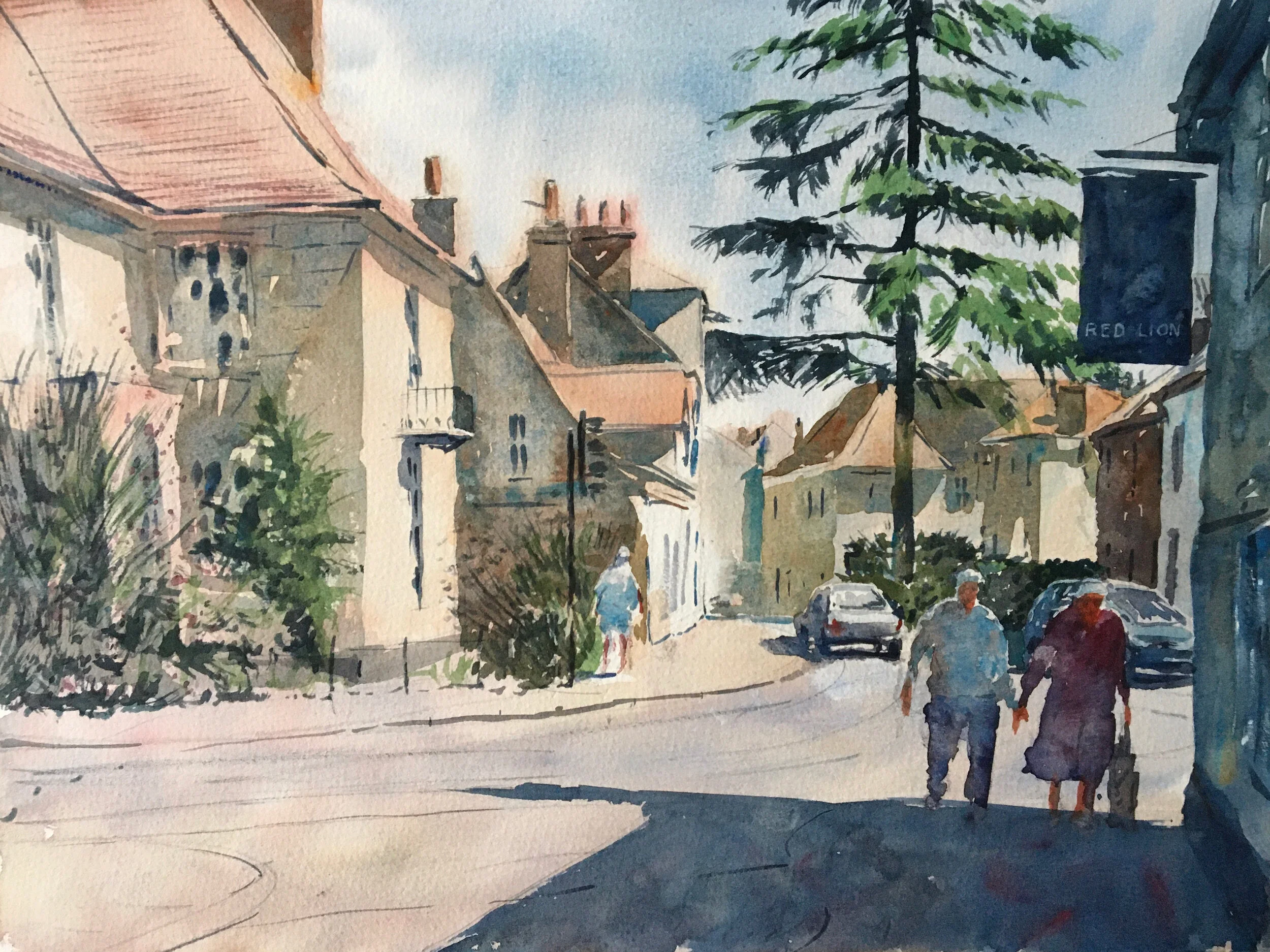 The Thoroughfare, Woodbridge, July 2020.