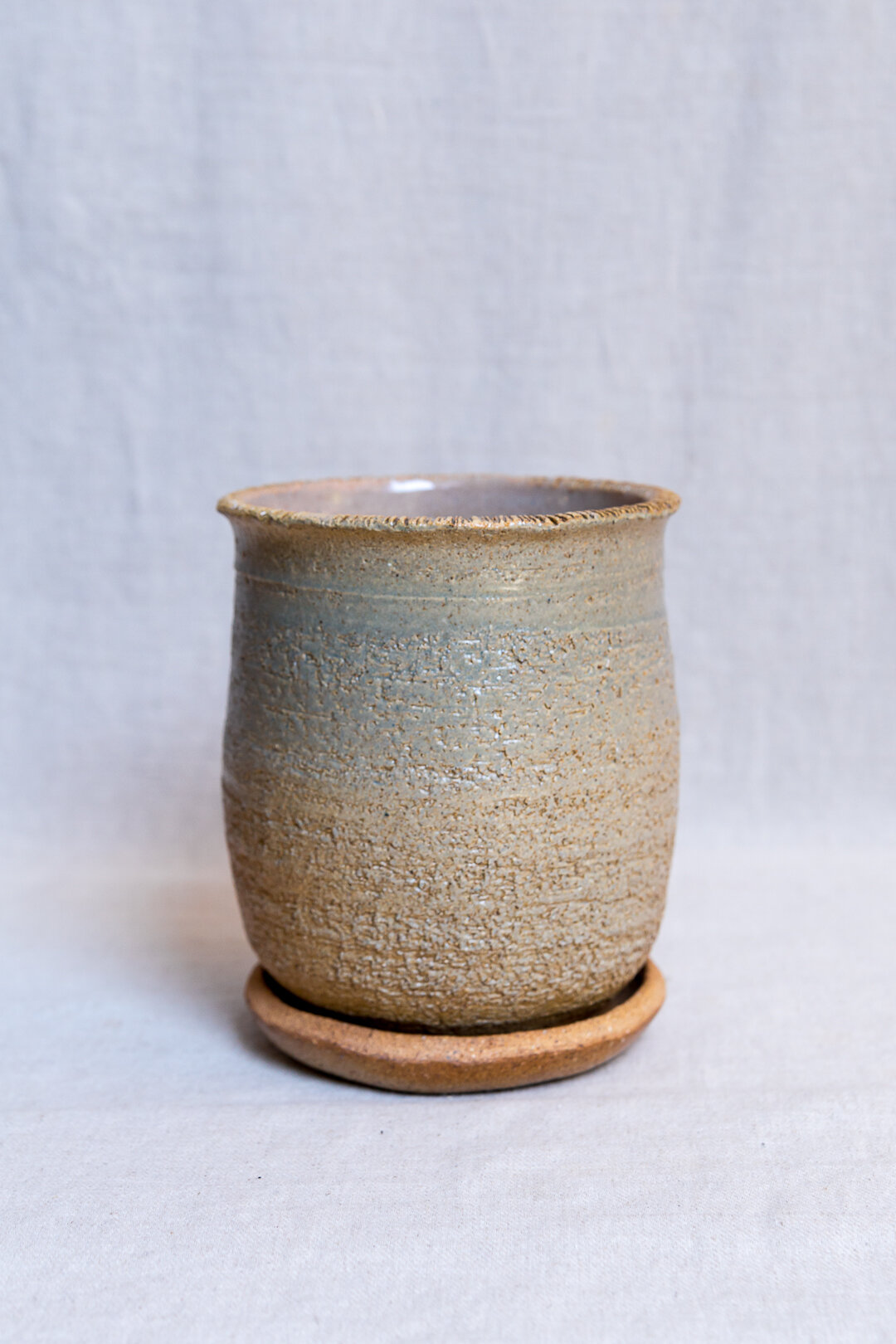 Sunset Tones Ceramic Pot