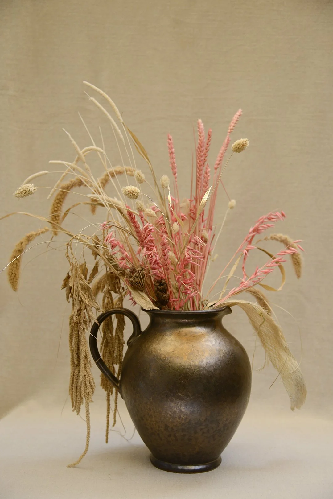 Golden Brown Ceramic Vase