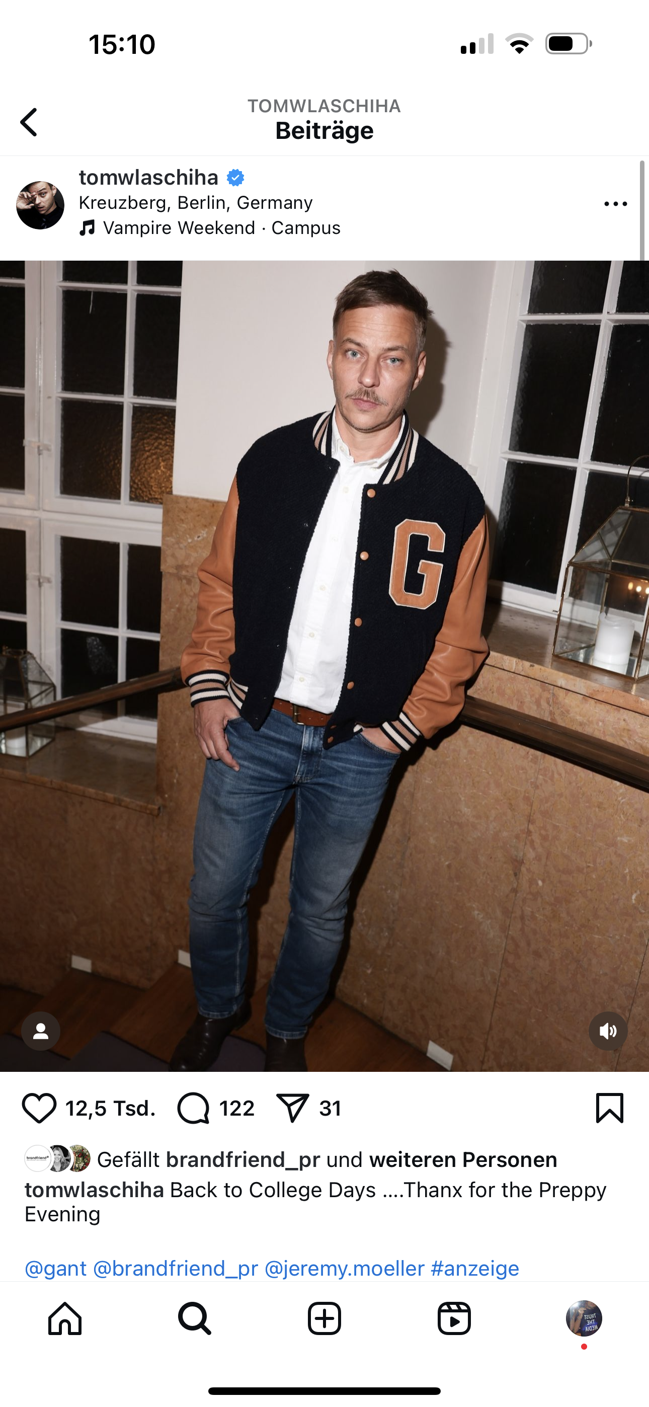 Tom Wlaschiha GANT 09 2024 Instagram Story SC 01.PNG