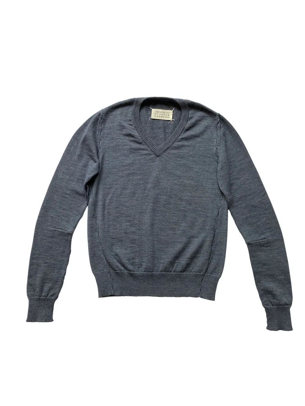 2009 Maison Margiela blue V-Neck knit — Secundo Store