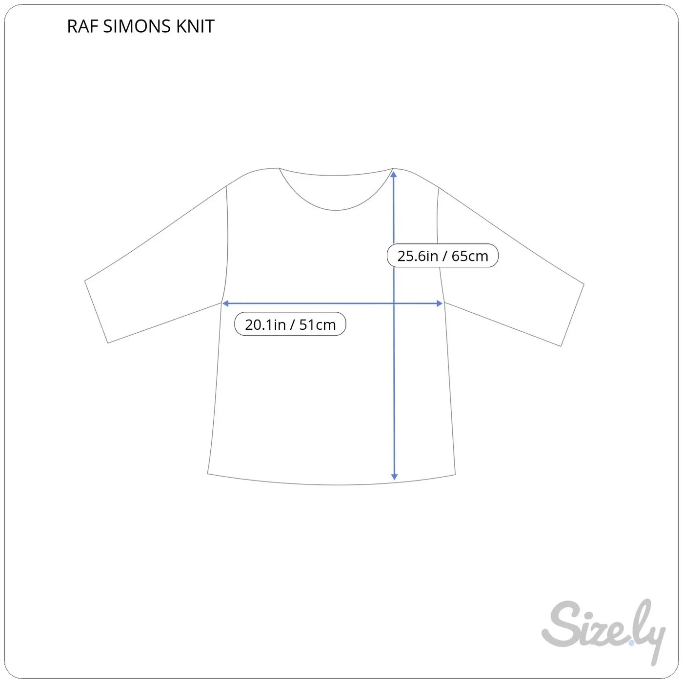 adidas raf simons size chart