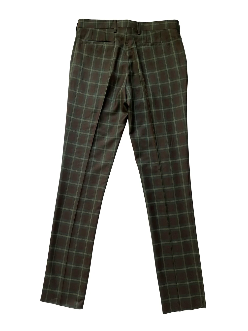 BALENCIAGA ウールスラックス　チェック 46サイズ 2016 Balenciaga by Demna Gvasalia checked trousers — Secundo Store