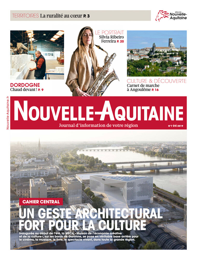  Nouvelle Aquitaine. Photo en haut à gauche. Eté 2019 // Nouvelle Aquitaine. Photo above left. Summer 2019. 