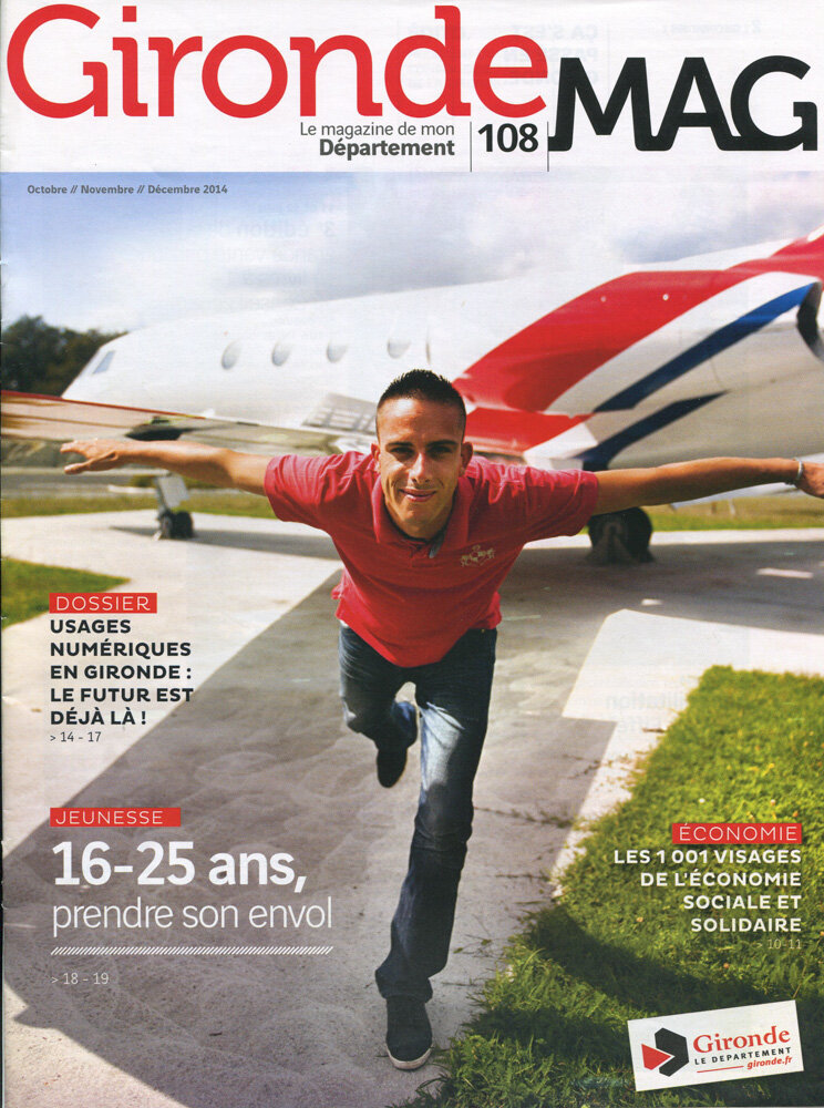  Gironde Magazine. Avec l'agence SEPPA. Décembre 2014 // Gironde Magazine. With the SEPPA agency. December 2014. 