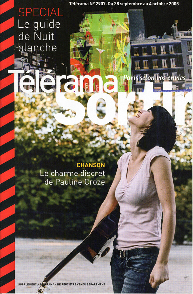 Télérama Sortir sept 2005 COUV Pauline Croze.jpg