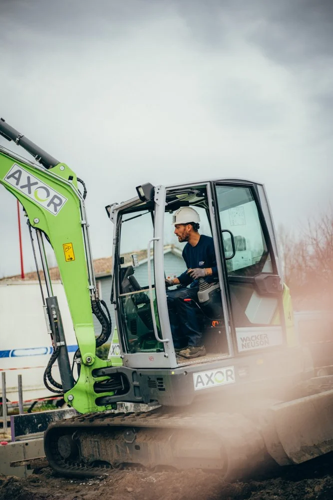  Travaux de chantier. Avec JSD et l'agence The Kub. Bordeaux, France. Avril 2023 // Construction site work. With JSD and The Kub agency. Bordeaux, France. April 2023 