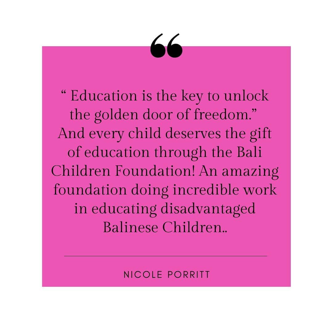 PAVING THE WAY FROM EDUCATION TO EMPLOYMENT
📚 One scholarship at a time!

EDUCATION
CHANGES
LIVES

Thank you @nicoleporrit for these kind words. 💖
.
.
.
MEMBERIKAN JALAN DARI EDUKASI MENUJU PEKERJAAN
📚 Satu beasiswa dalam satu waktu

PENDIDIKAN
ME