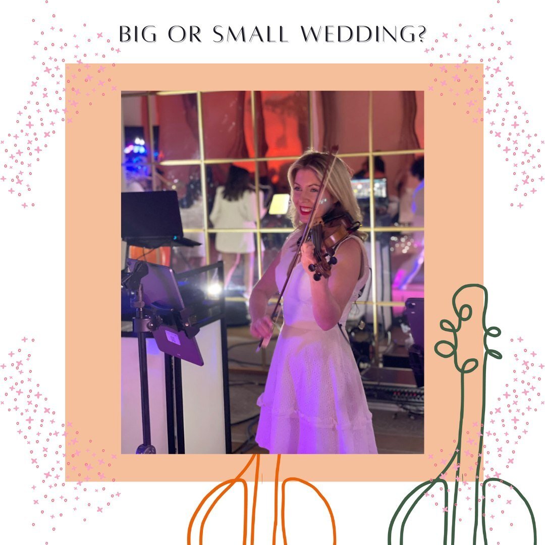 💭 Big or Small? 💭

Would you rather a wedding with lots of your friends and family, or a smaller, more close-knit wedding?
.
.
.
#hitchedbride #smallbusinessowners #smallbusinesssupport #hitchedforlife #hitchedforever #weddingvenue #violinist #smal
