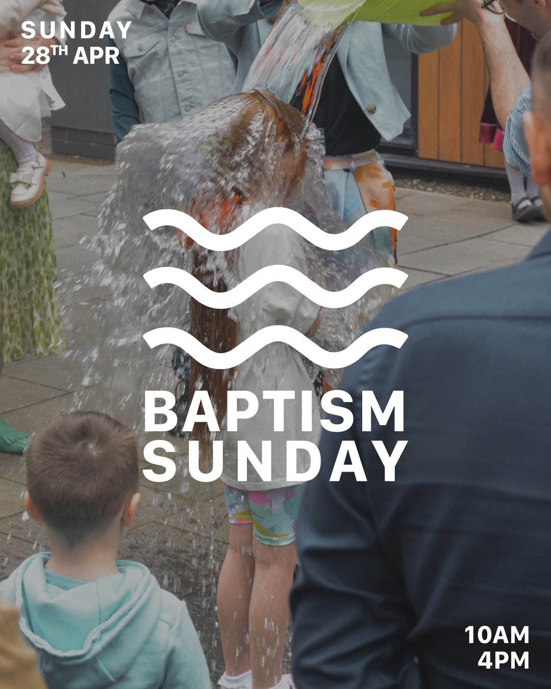 💧 BAPTISM'S INCOMING 💧

Come along and join us across the gatherings on Sunday 28th April, as we celebrate Baptisms once again!

Be praying ahead of the day, as believers make public their living faith in Jesus and for the pouring out of His Spirit