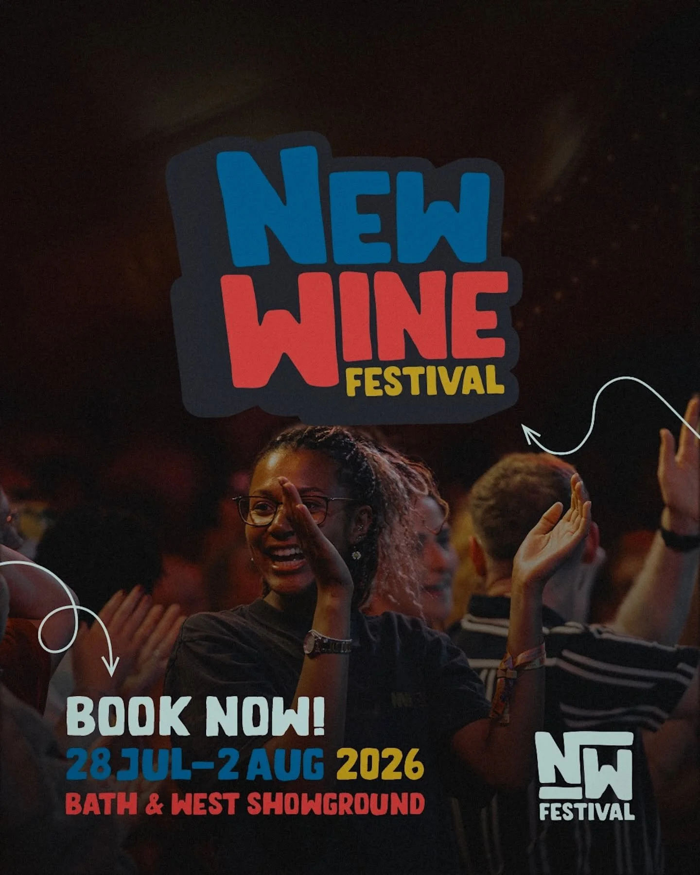 Join us at NEW WINE FESTIVAL this Summer ⛺️ 

🗓️ 28 Jul - 2 Aug 2026
📍 Shepton Mallet

We&rsquo;ve had a blast the past couple of summers at @newwineengland festival. Incredible worship, speakers, kids clubs, camping (a little rain), enjoying the p