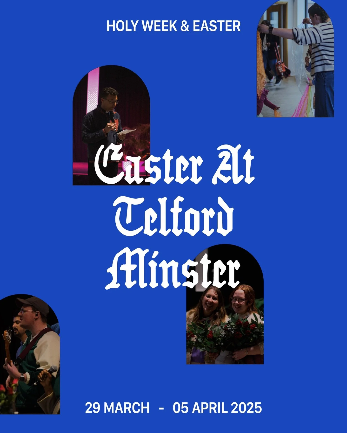 Coming up this Holy Week and Easter ❤️&zwj;🔥⚡️

Find out more at telfordminster.org.uk/easter