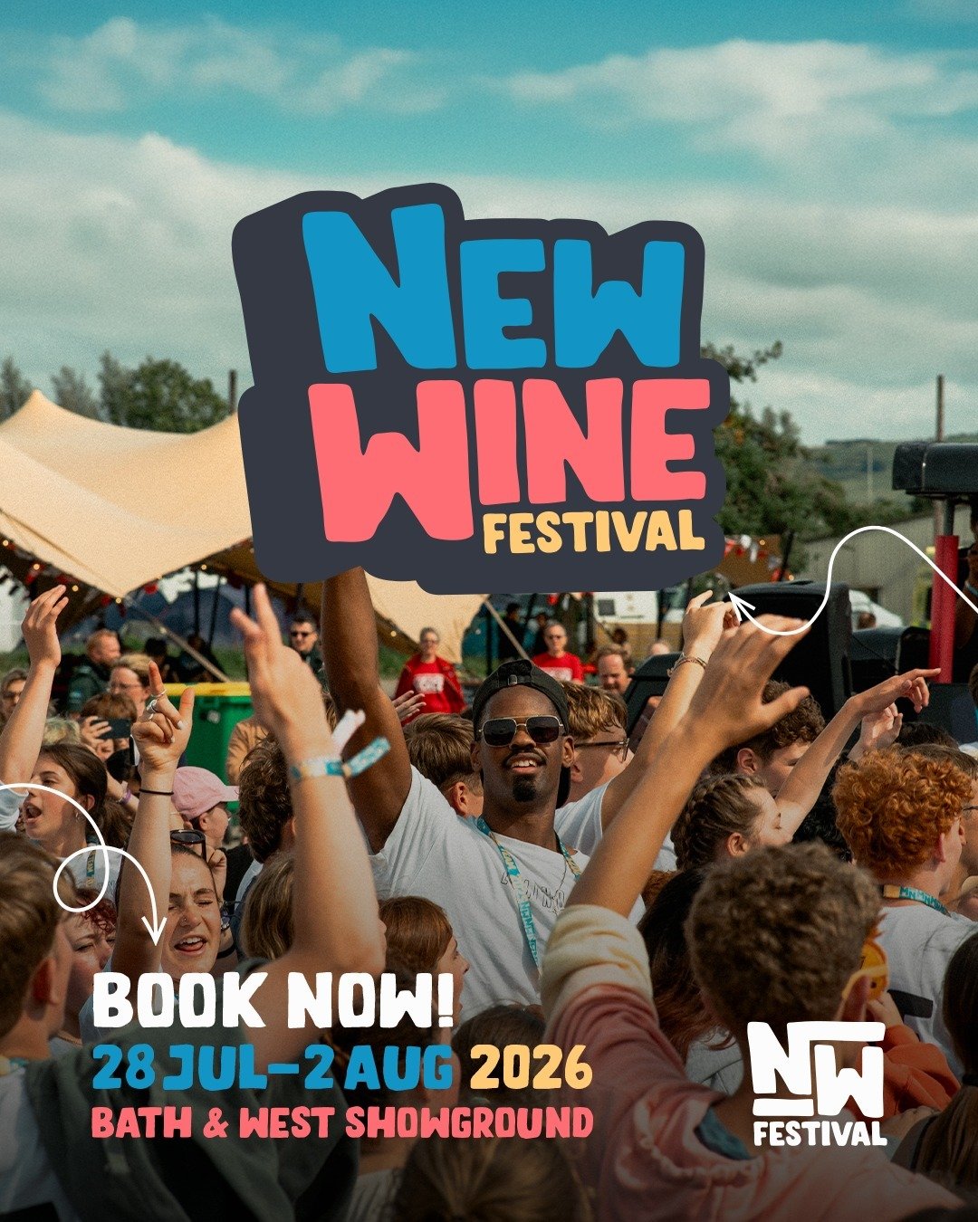 We're heading to New Wine Festival this SUMMER 🎪

28 JUL - 02 AUG

We're returning to the Bath &amp; West Showground for a powerful week of worship, teaching, age-specific programmes, and time together as the wider church family.

Whether you're com