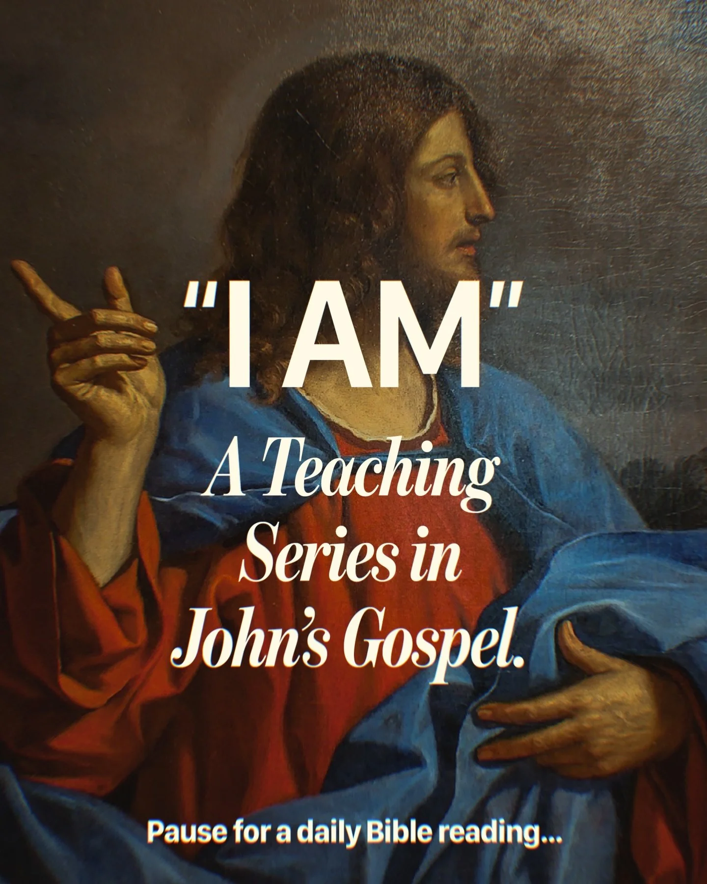 NEW SEASON, NEW SERIES 📖

This Sunday we&rsquo;re beginning a new speaking series working through the &lsquo;I AM&rsquo; statements of John&rsquo;s Gospel. Moments where Jesus reveals afresh to us His heart and who He is. 

Kicking off this Sunday a