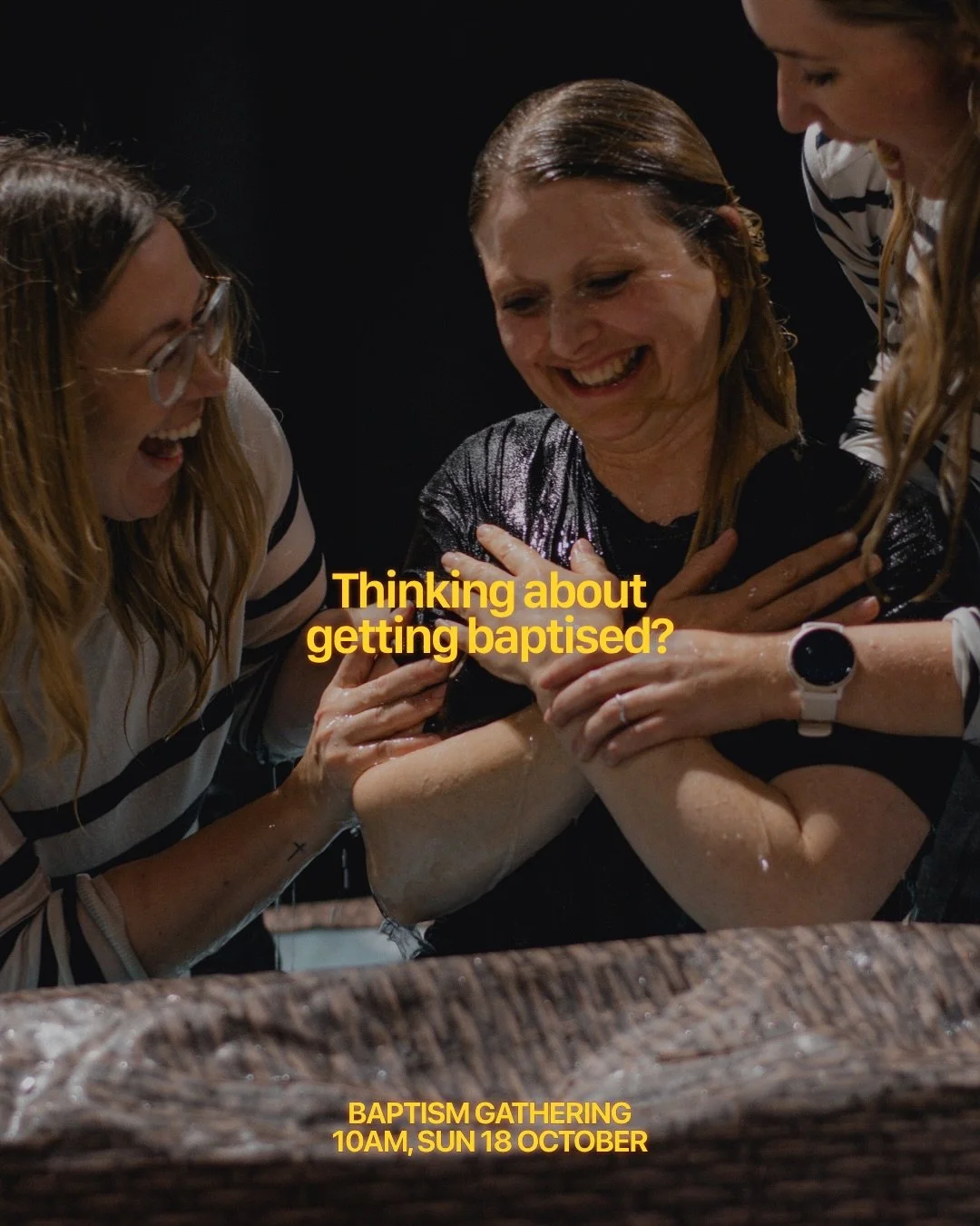 BAPTISMS THIS SUNDAY AT 10AM

Interested in finding out more? Drop us a message or join us on Sunday.