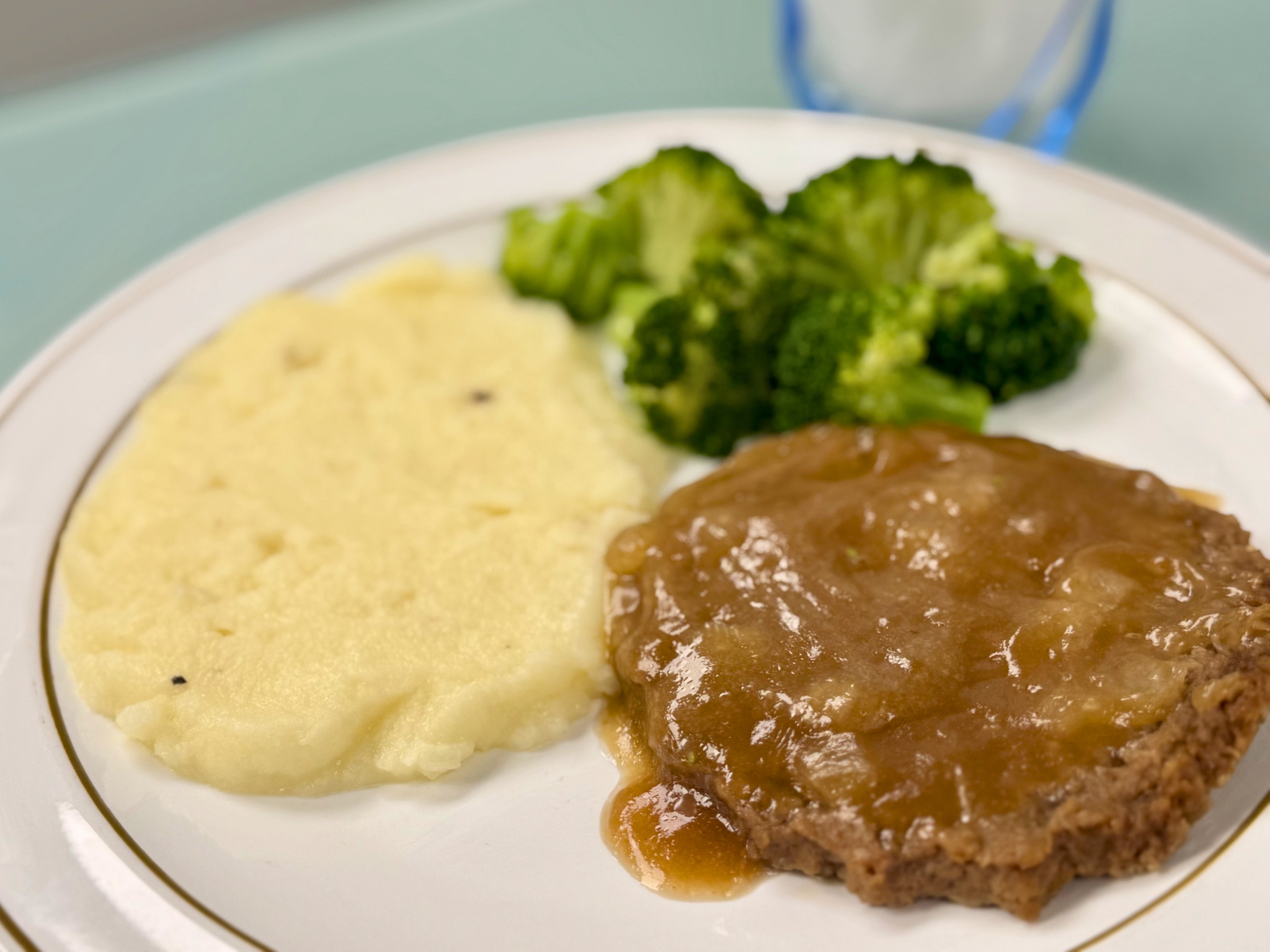 Beef Patty w/ Onion Gravy