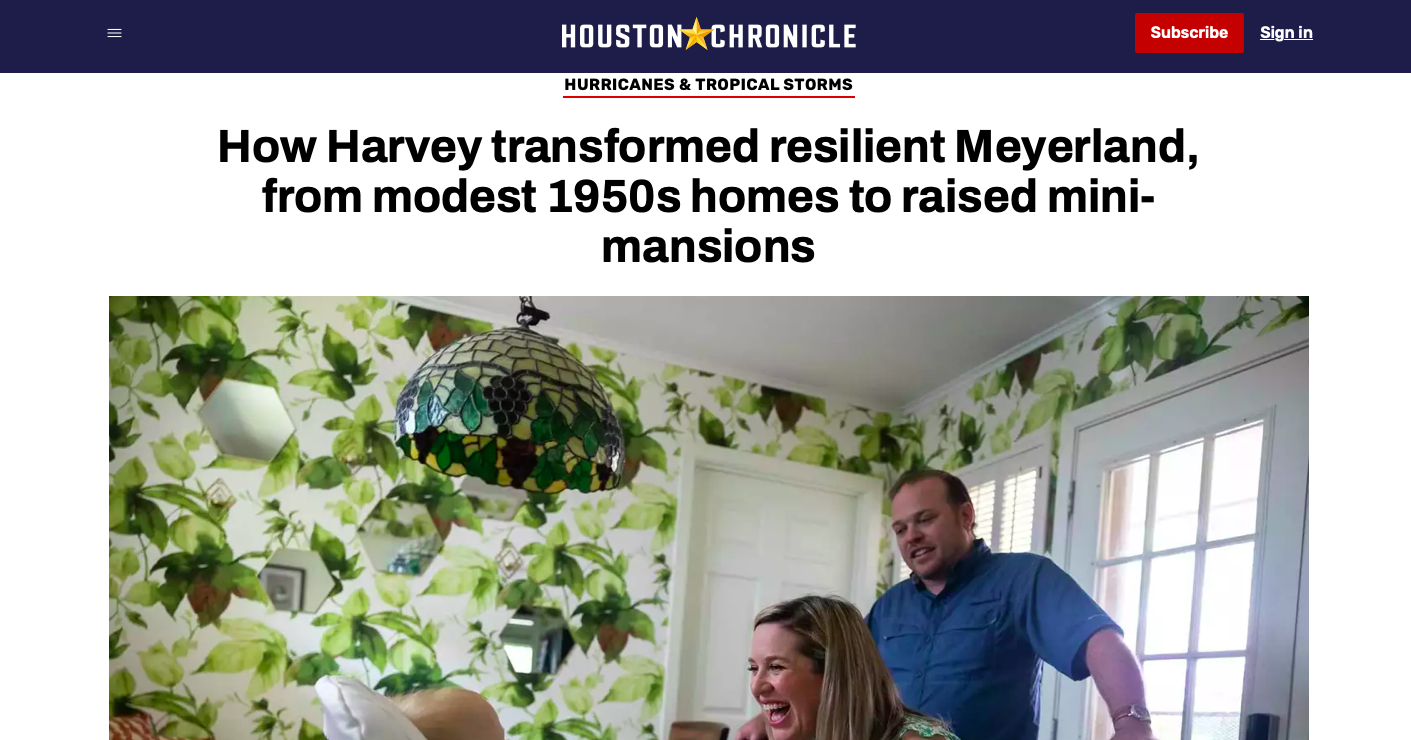 Harvey Meyerland transformation