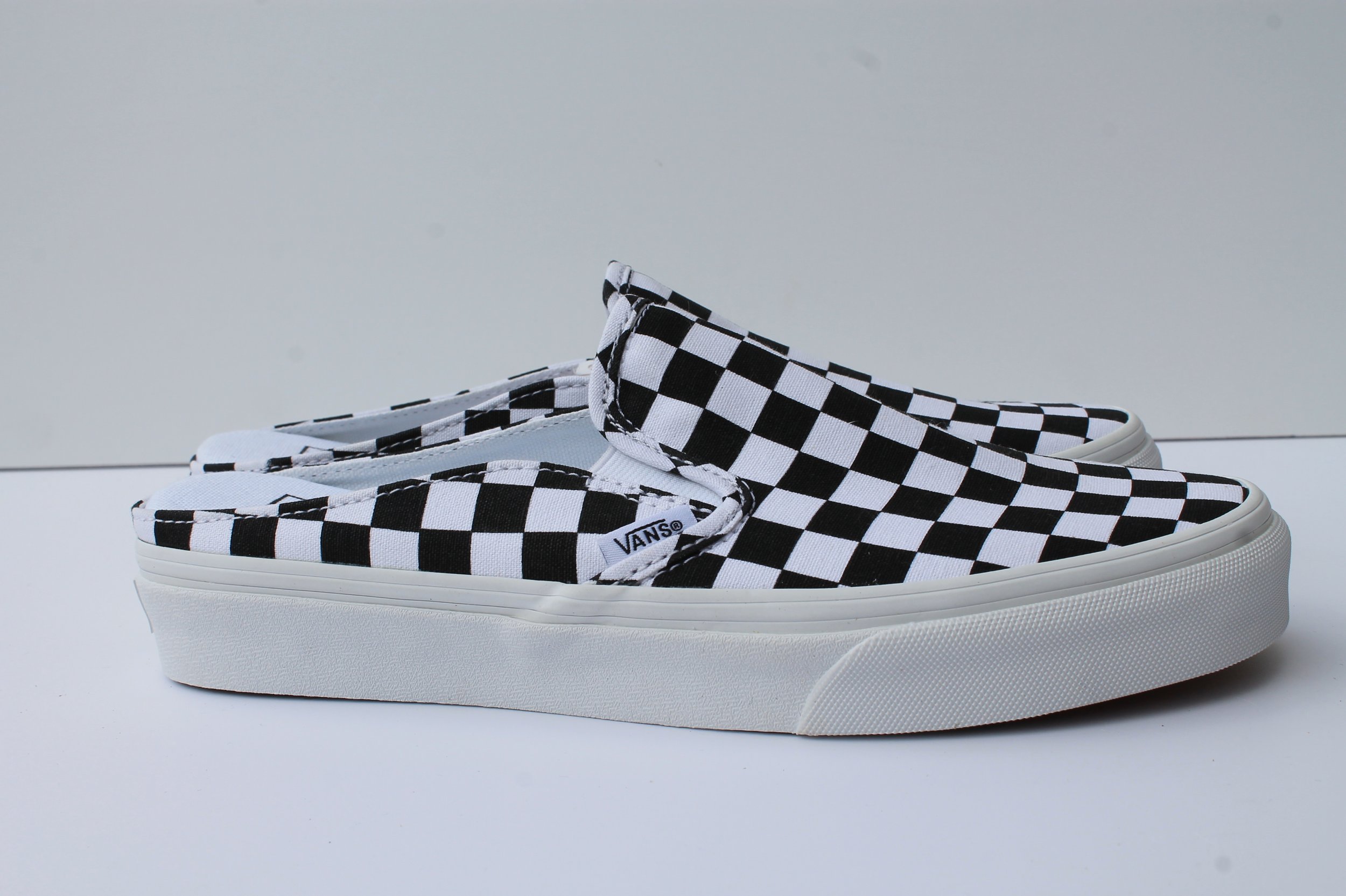 Classic Checkerboard White Checkered Vans Old Skool Classic