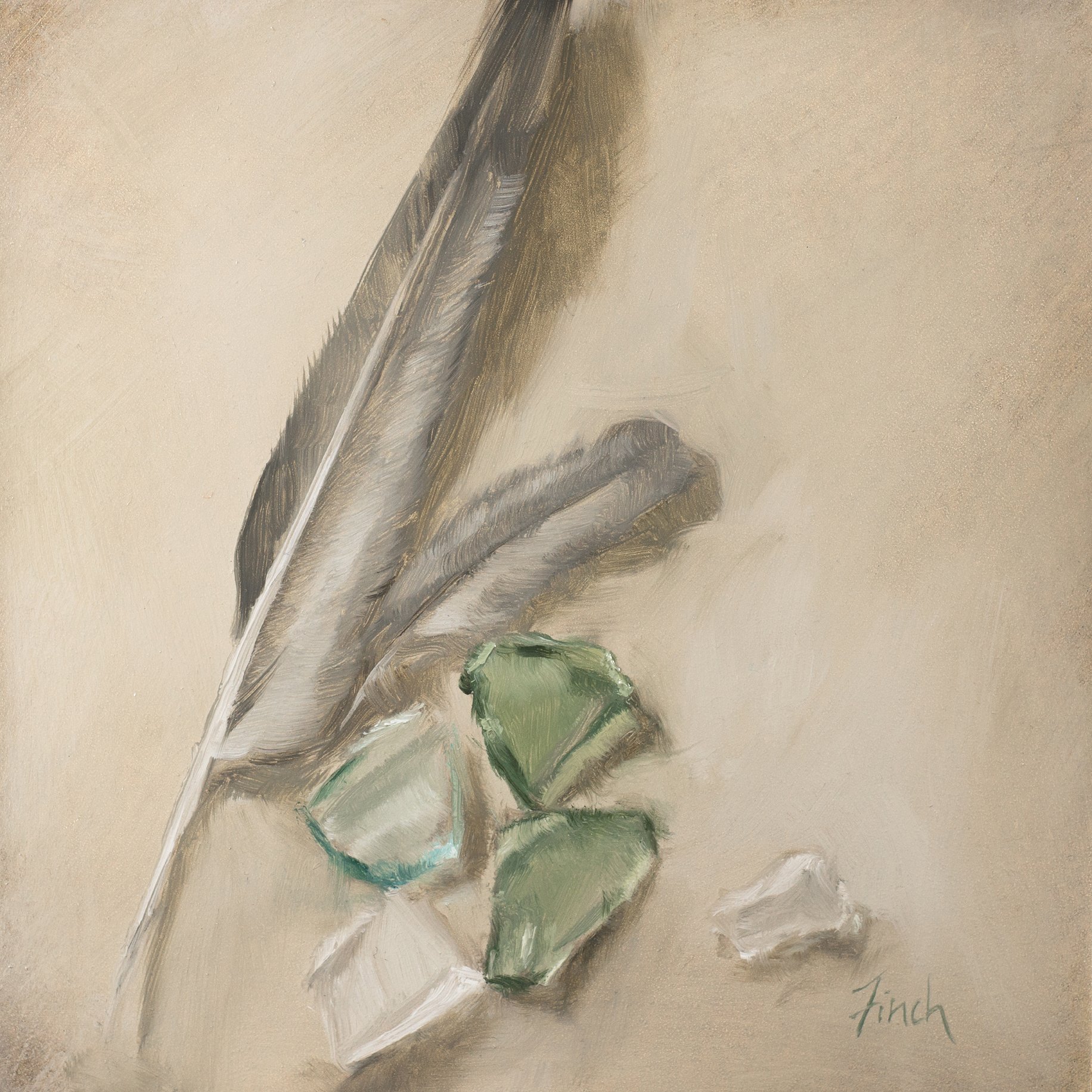 Were not alone oil painting by Rebecca Finch from the coastal series.jpg