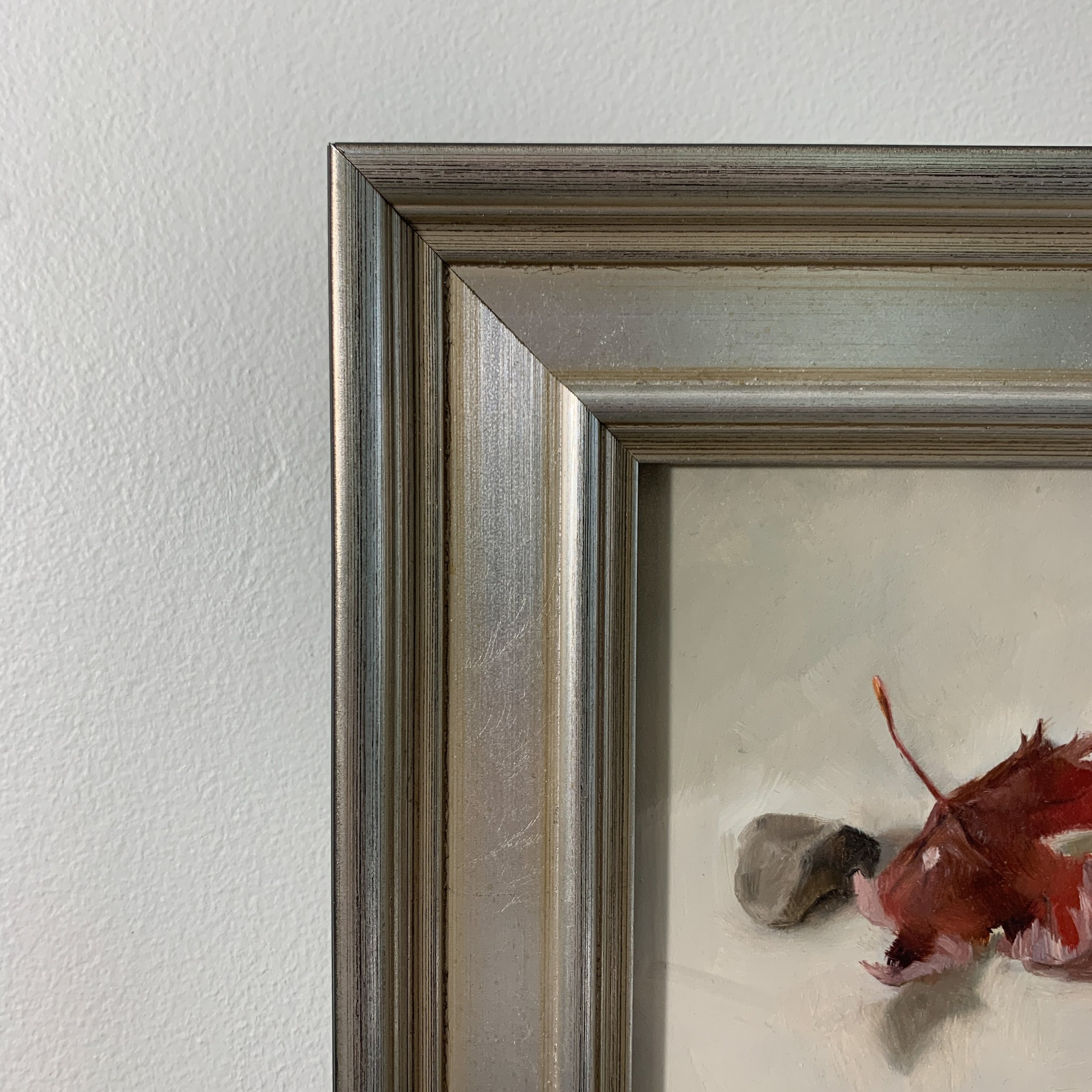 SOLD 6x6 Frame • Silver detailed profile with black sides