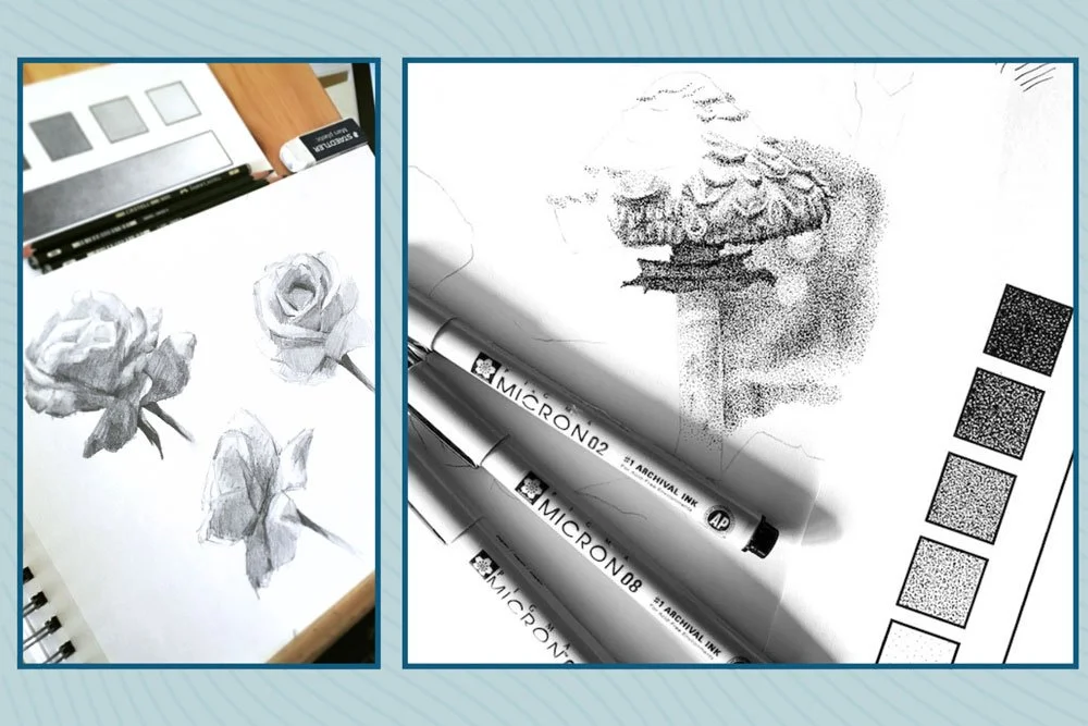 drawing-and-stipple-KAT-Academy-fine-art-classes-for-homeschooling-students-by-rebecca-finch-and-kids'-art-tour.jpg
