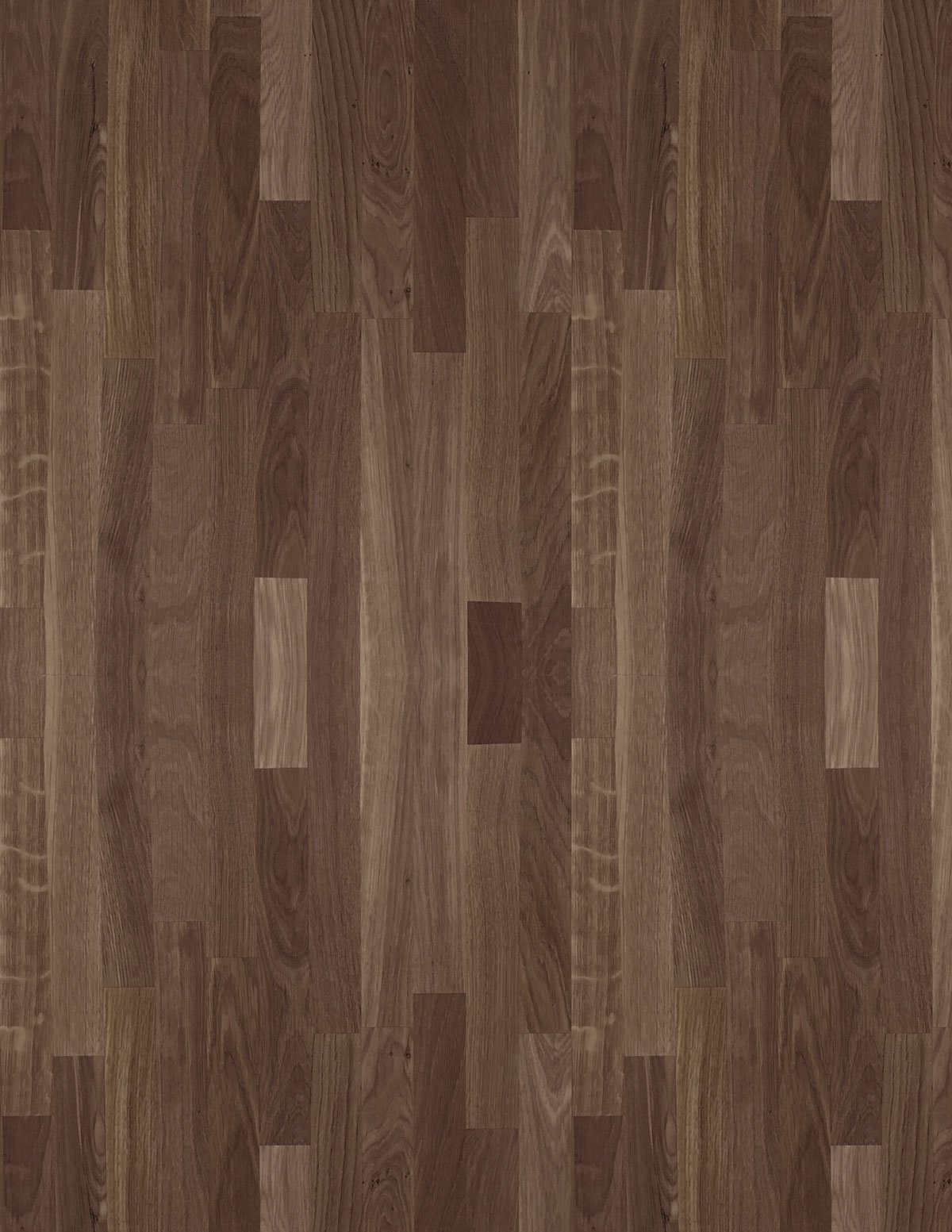Dark Brown Wood Plank Flooring