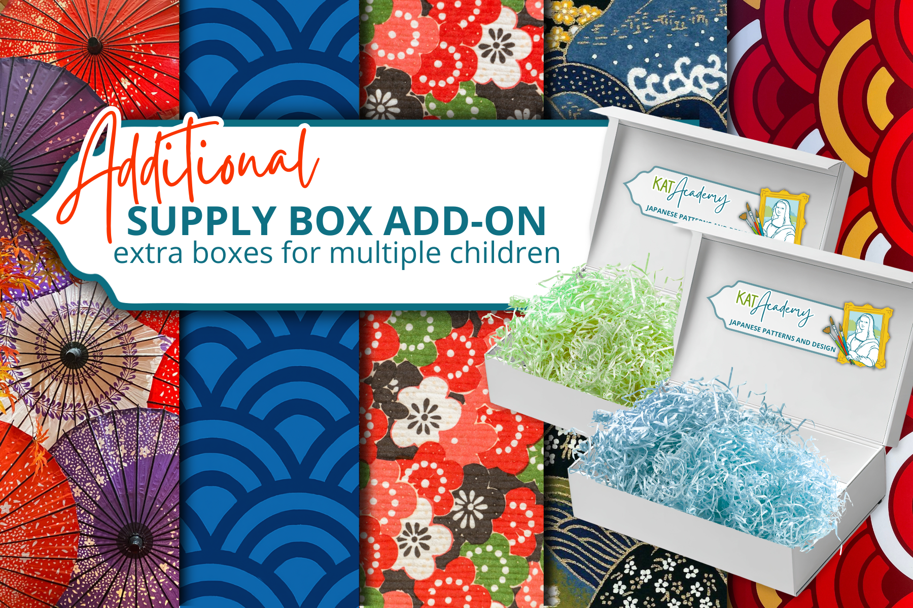 Extra Supply Box Add-On • For Multiple Children