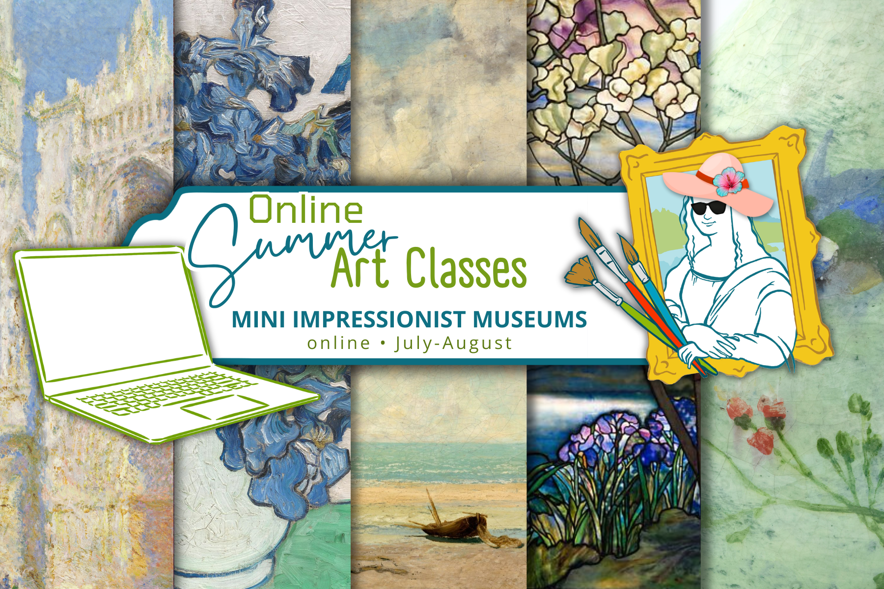 Online Summer Art Classes Mini Impressionist Museums kids are tour rebecca finch..png