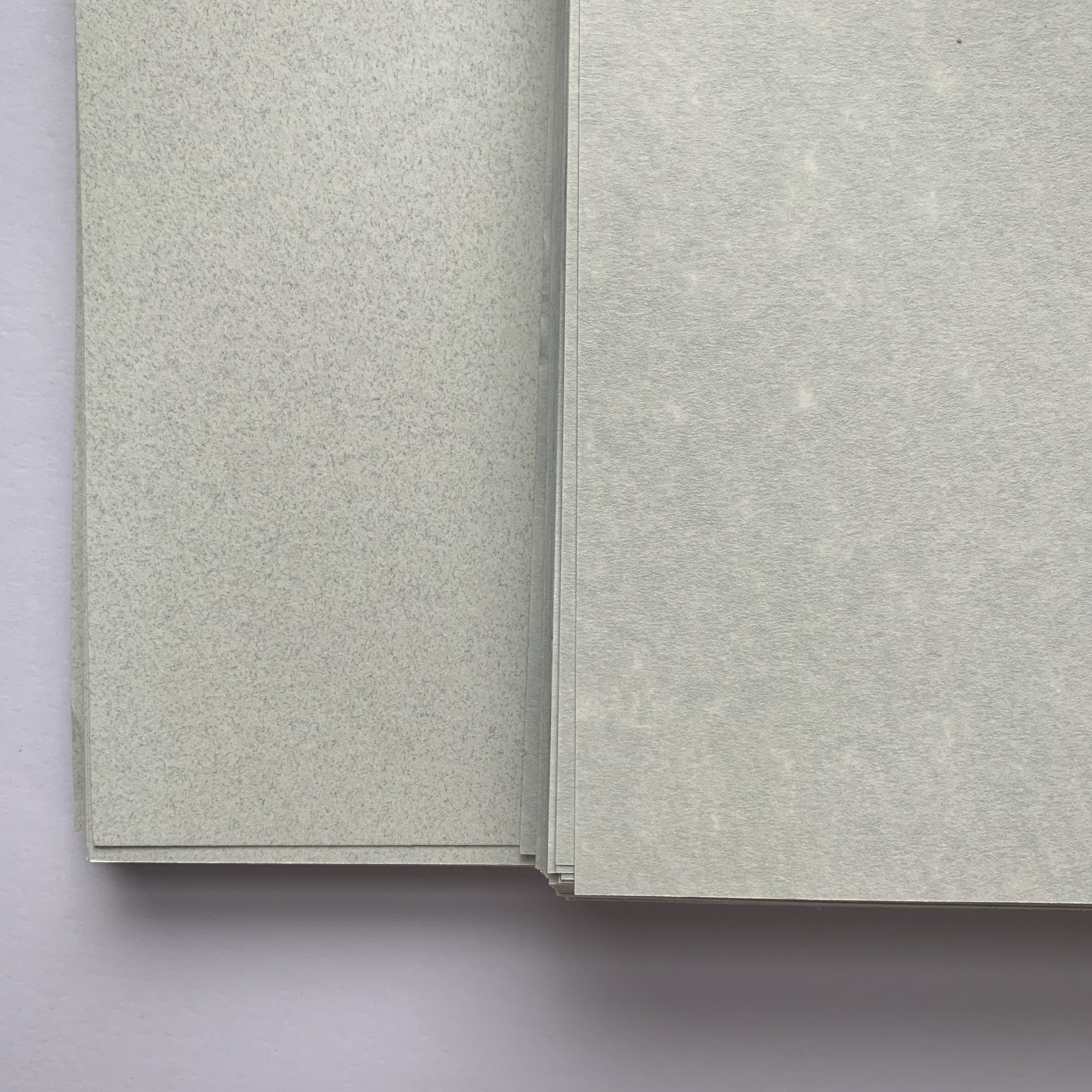**Soft Gray Parchment and Flecked